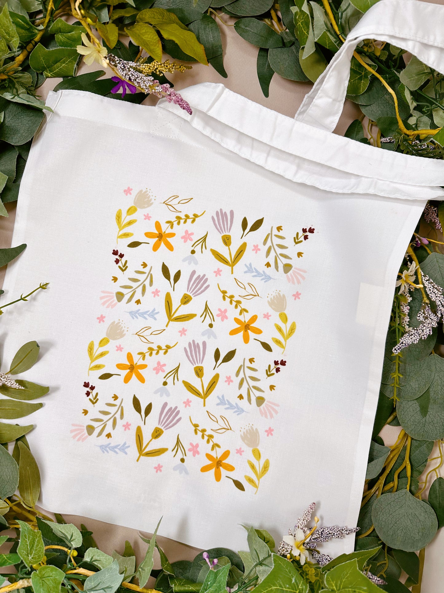 Fresh Flowers Tote Bag