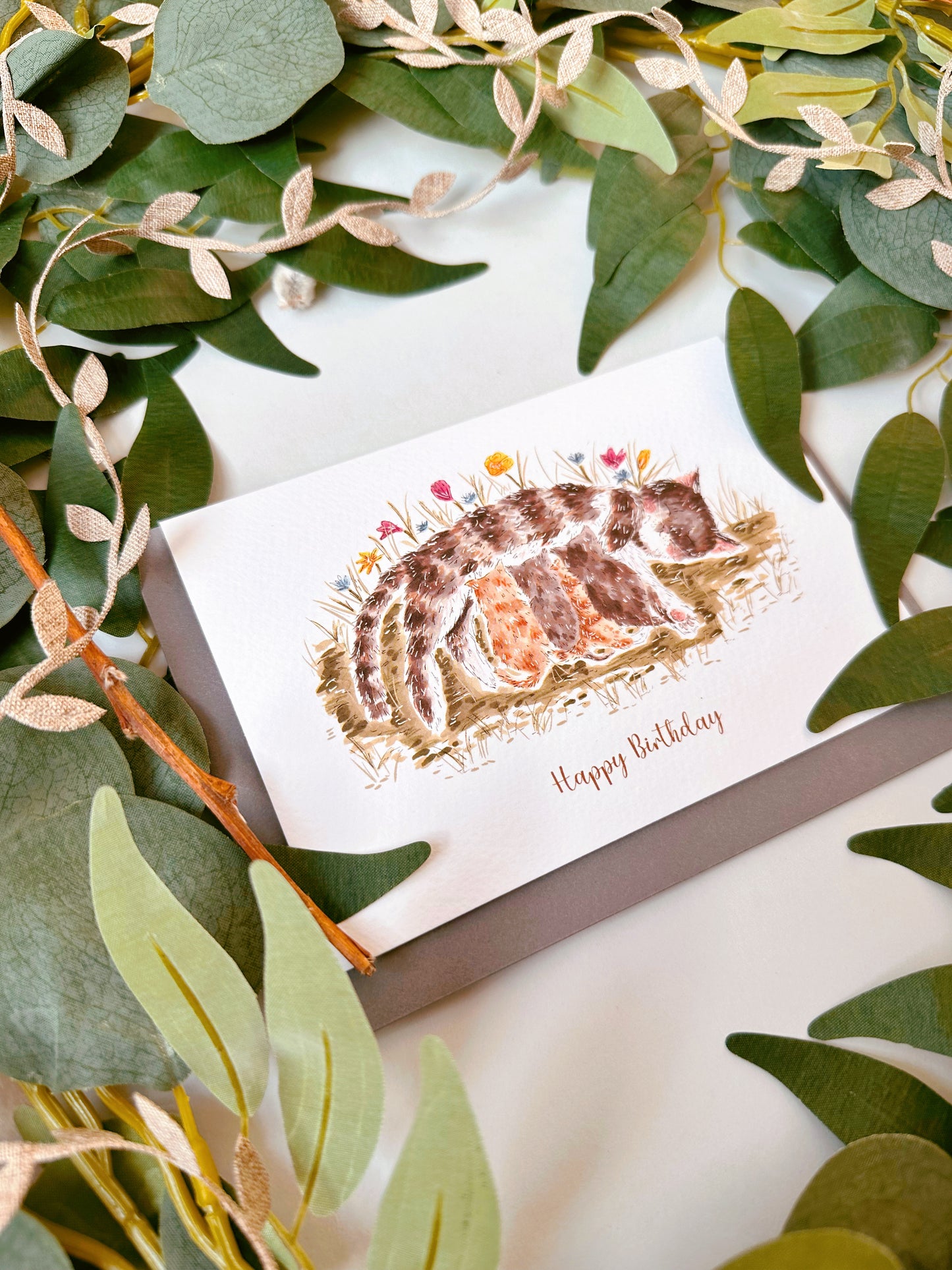 Cat Birthday Card