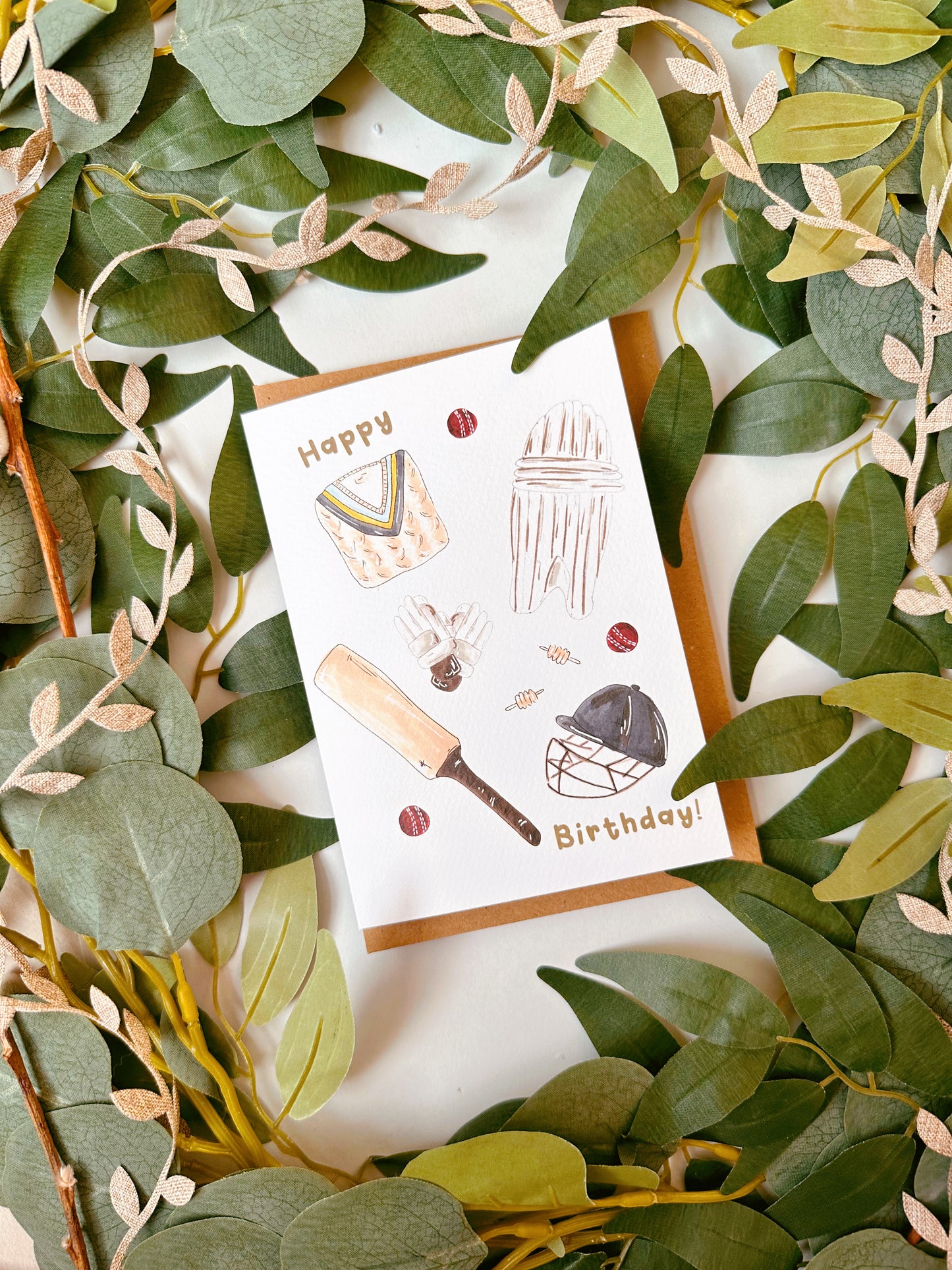 Cricket Birthday Card