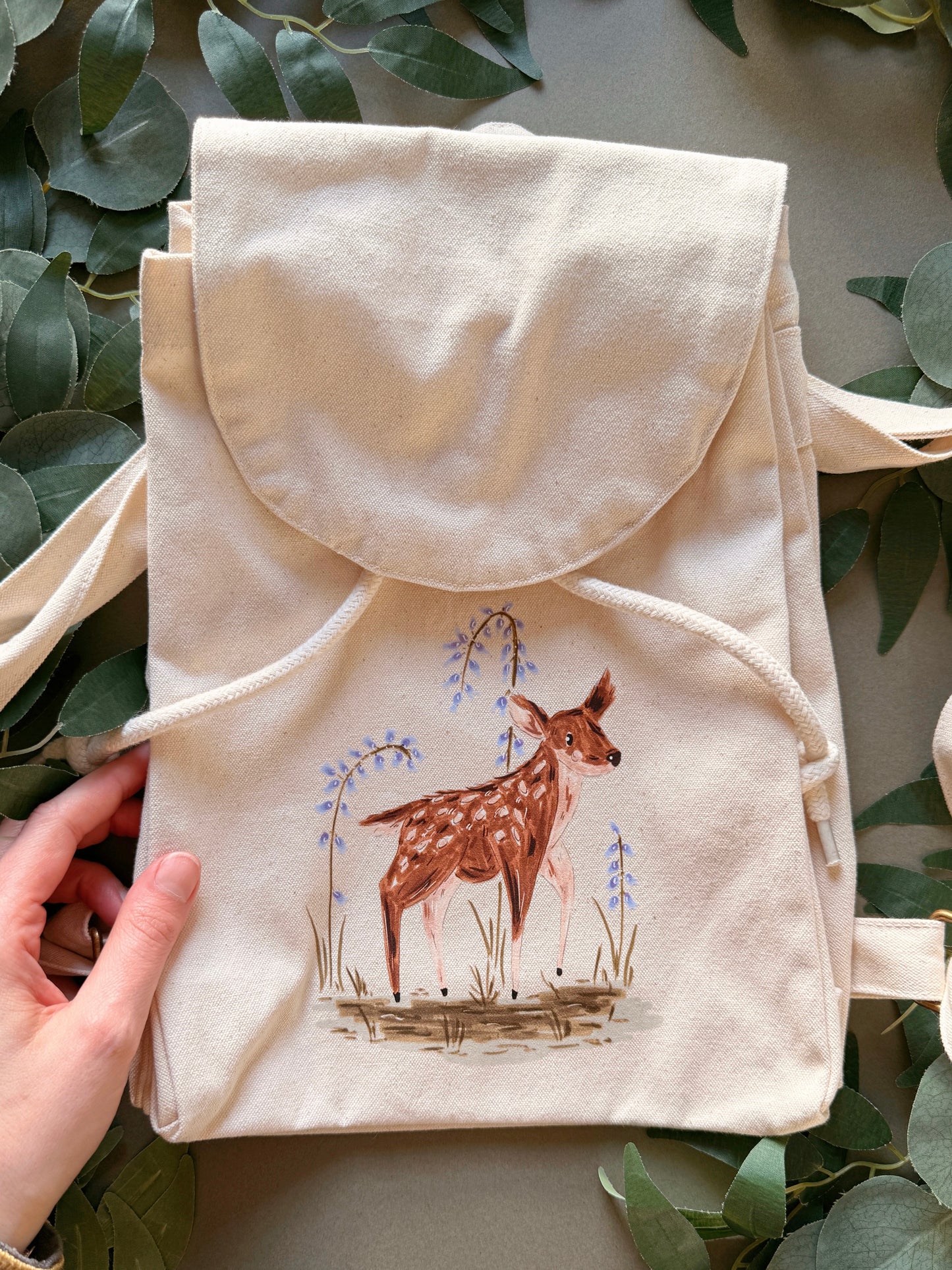 Deer Rucksack- Organic Cotton