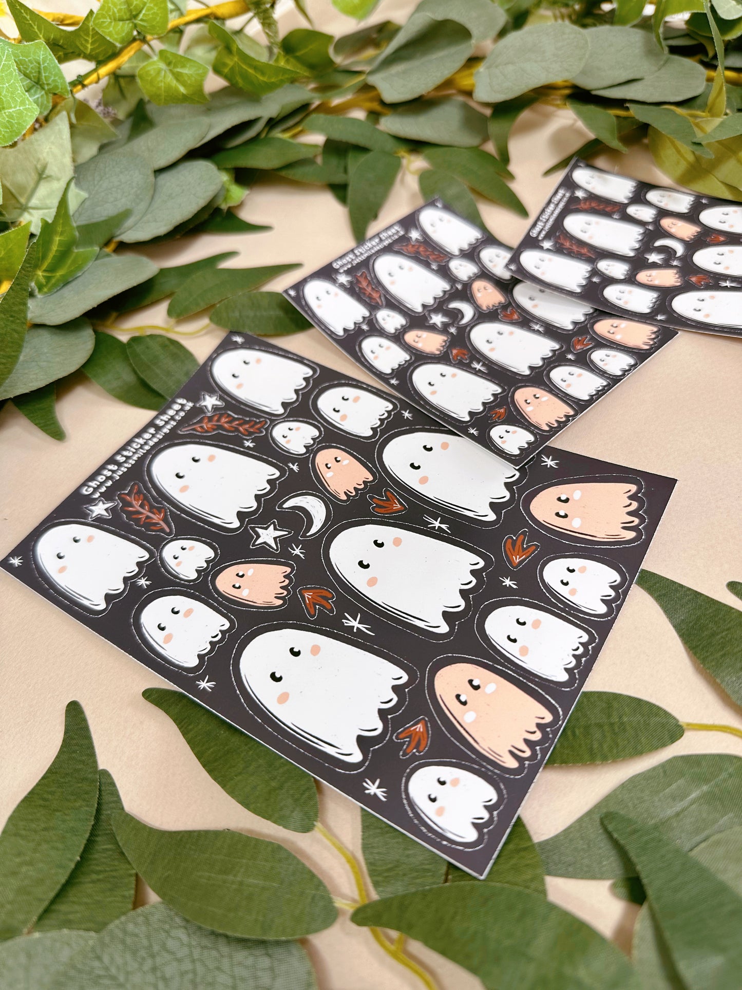 Spooky Ghost Sticker Sheet