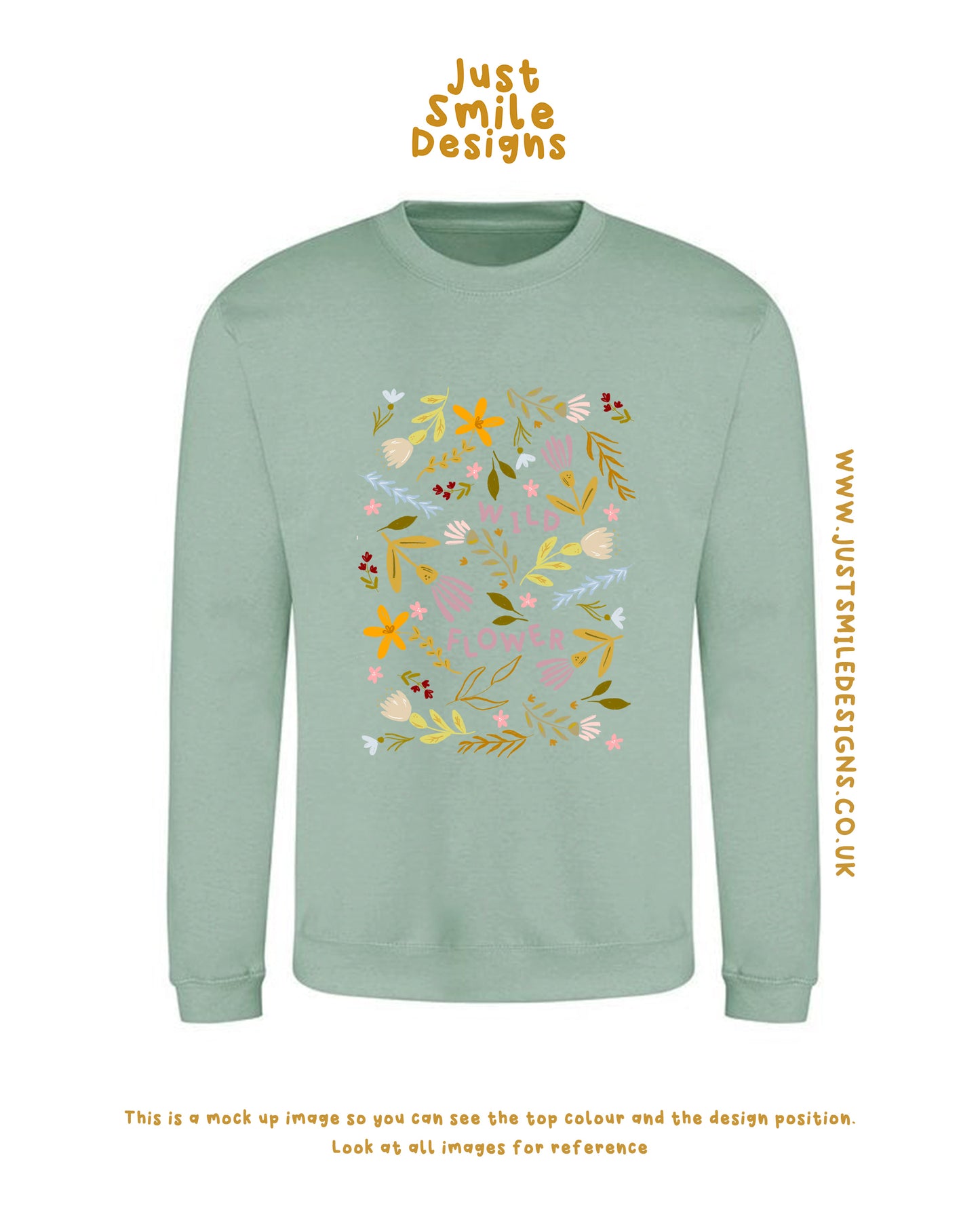 Wild Flower Graphic Sweatshirt - ADULT