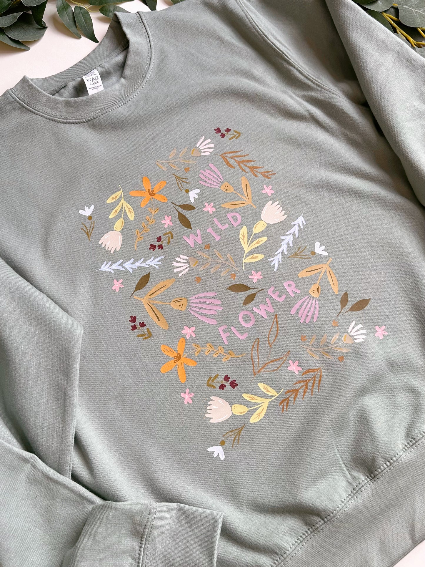 Wild Flower Graphic Sweatshirt - ADULT