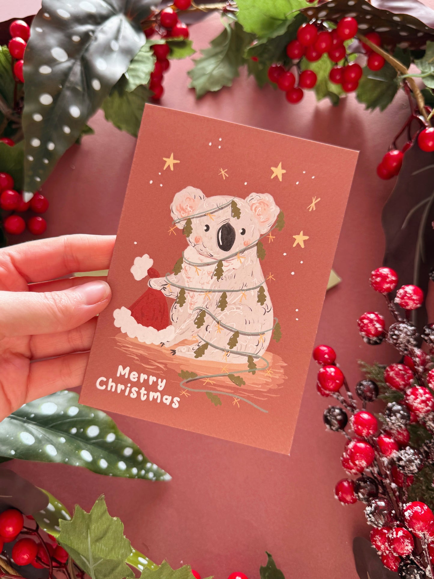 Koala Christmas Card