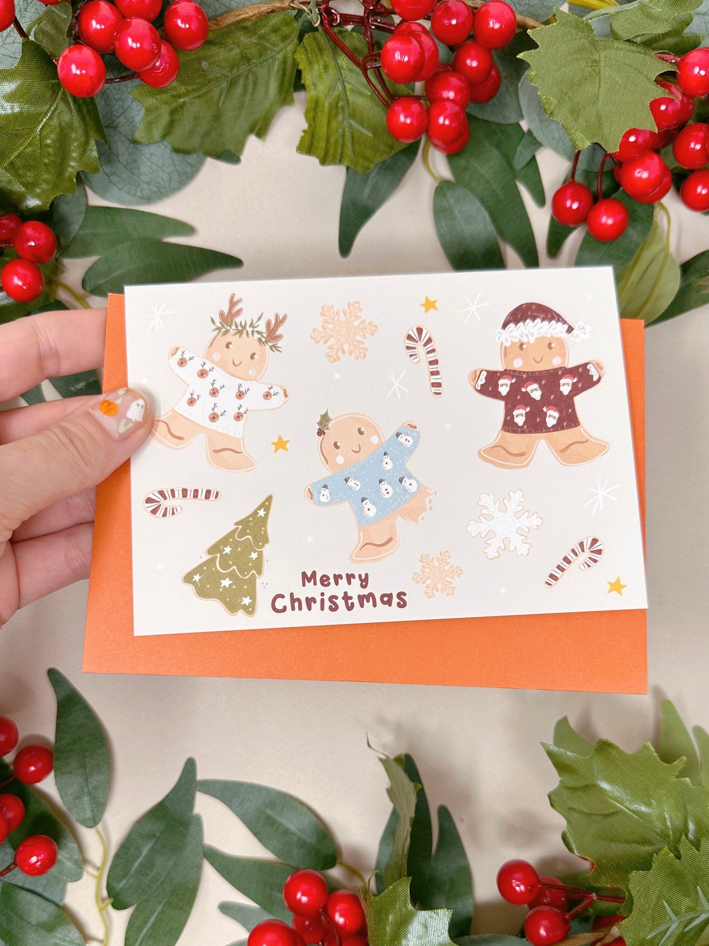Gingerbread Christmas Card