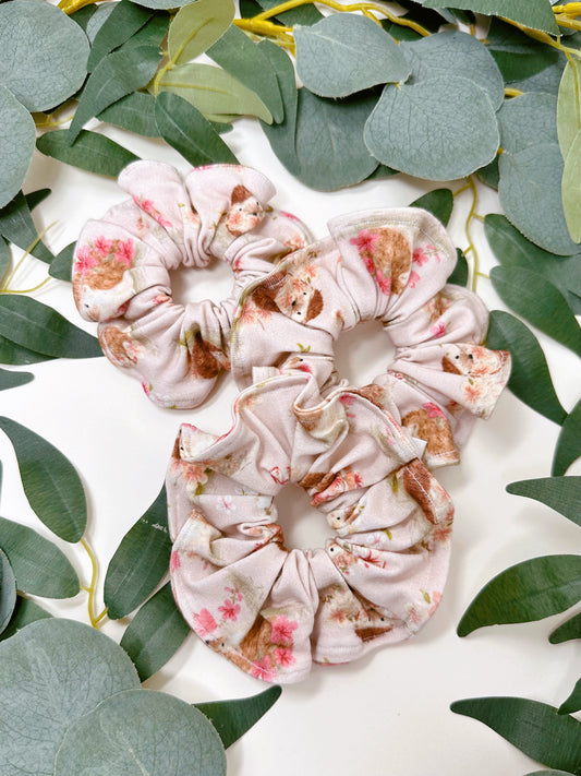 Sakura hedgehog scrunchy