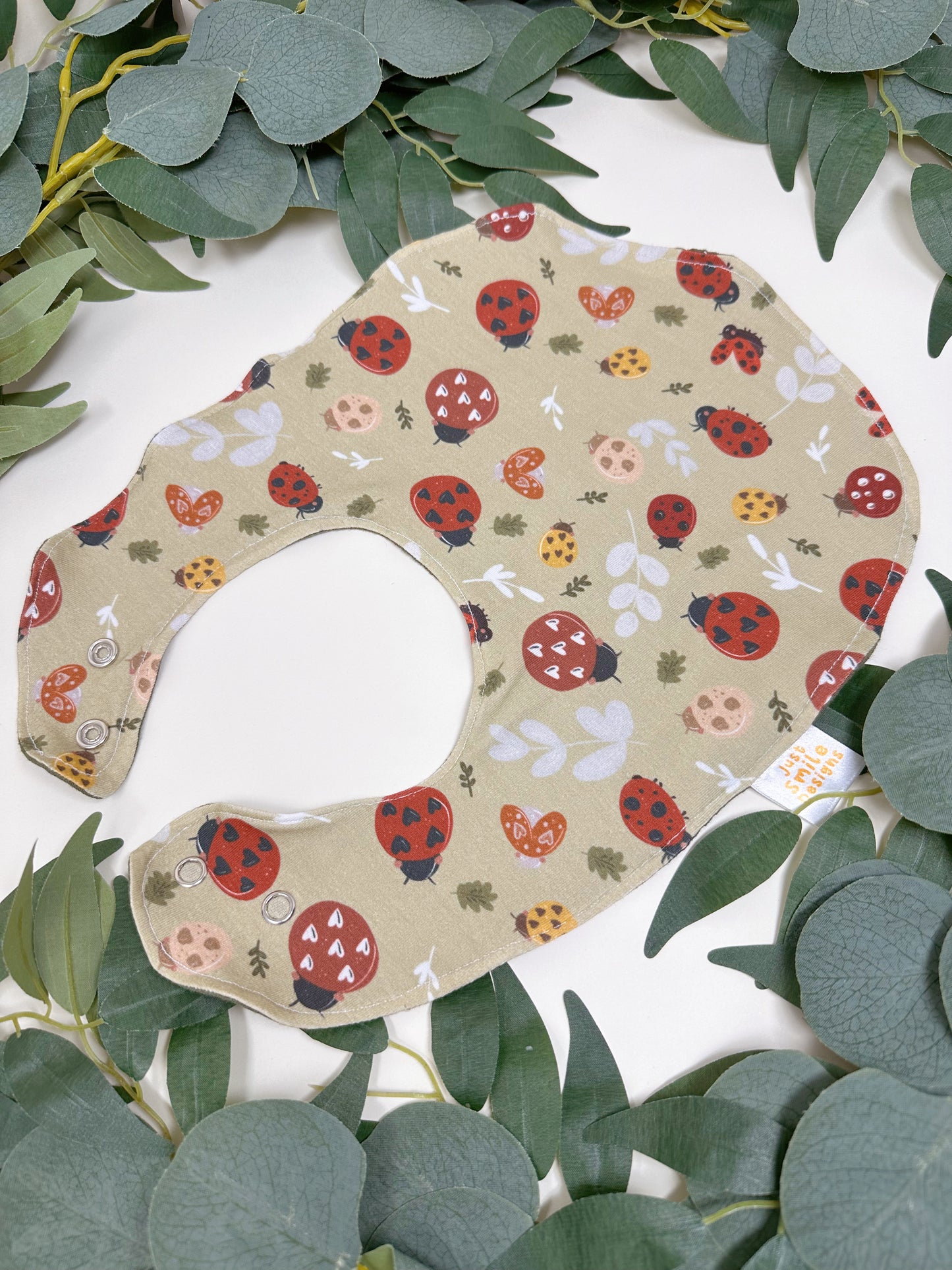 Ladybird Bib - Rounded