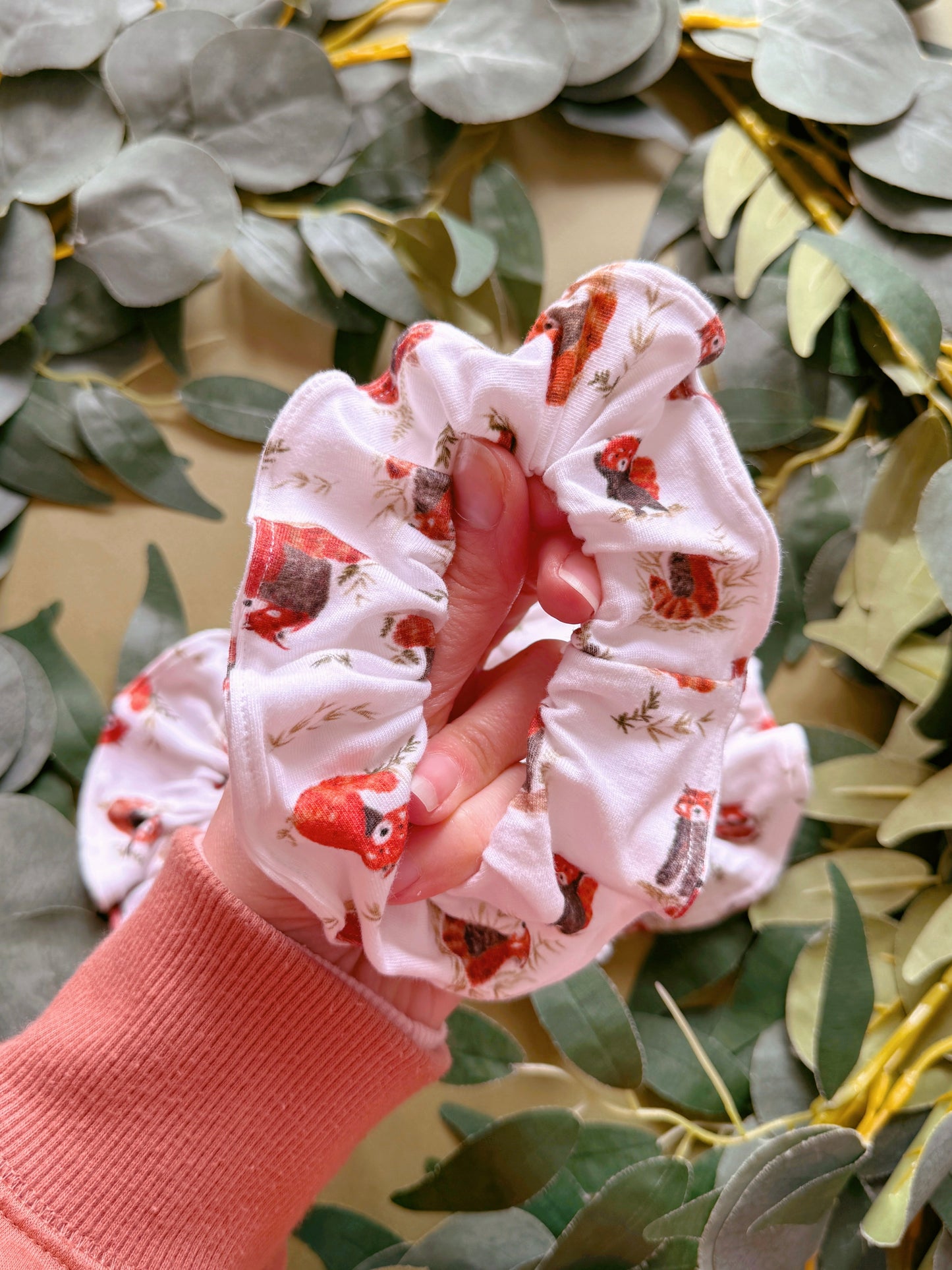 Red Panda Scrunchy