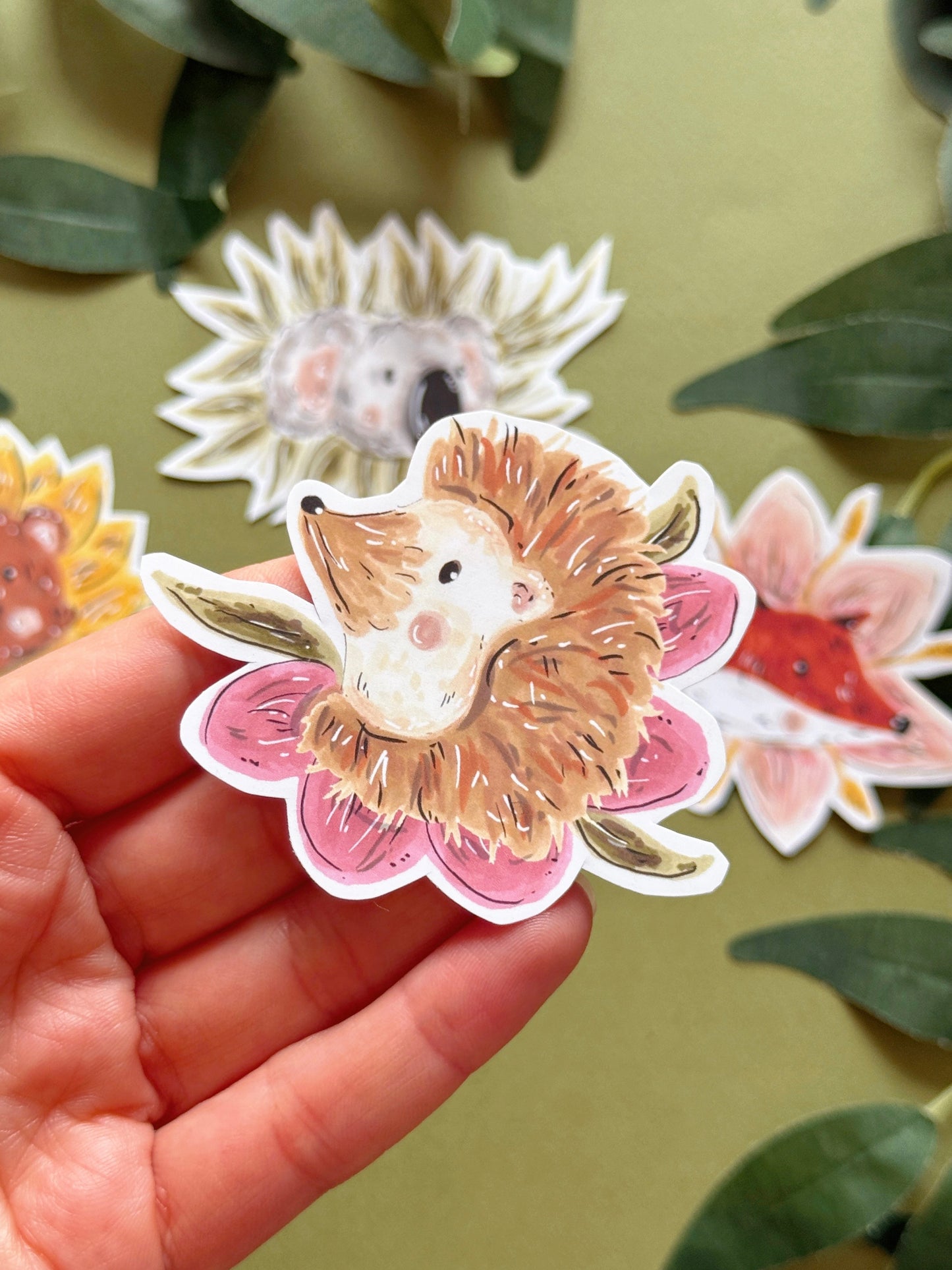 Flower Animals Sticker