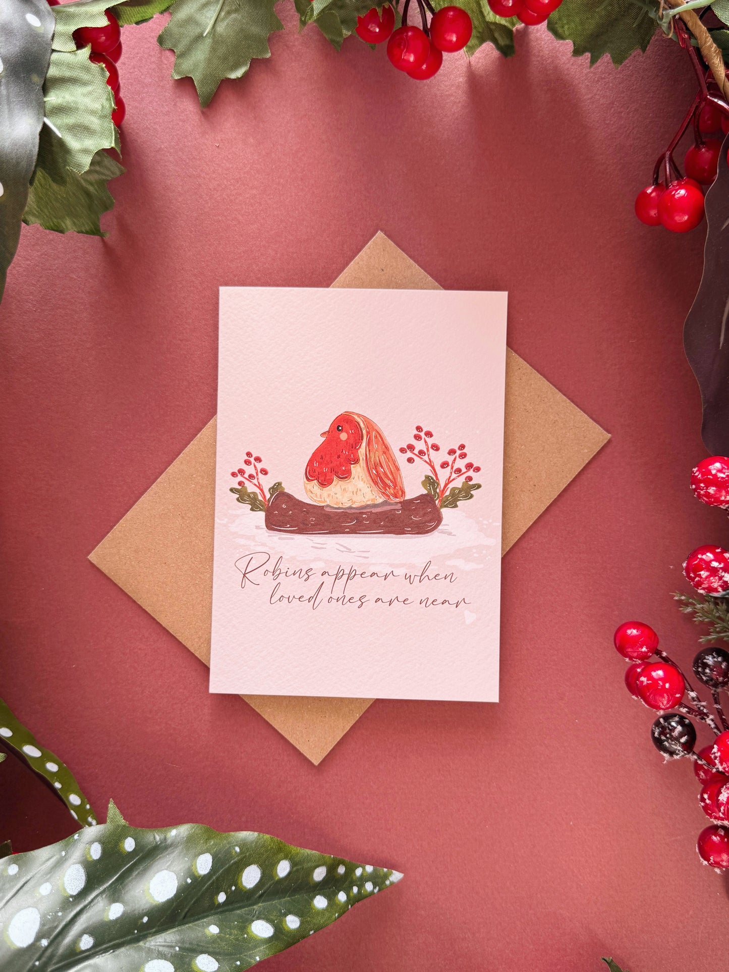 Robin Sympathy Card