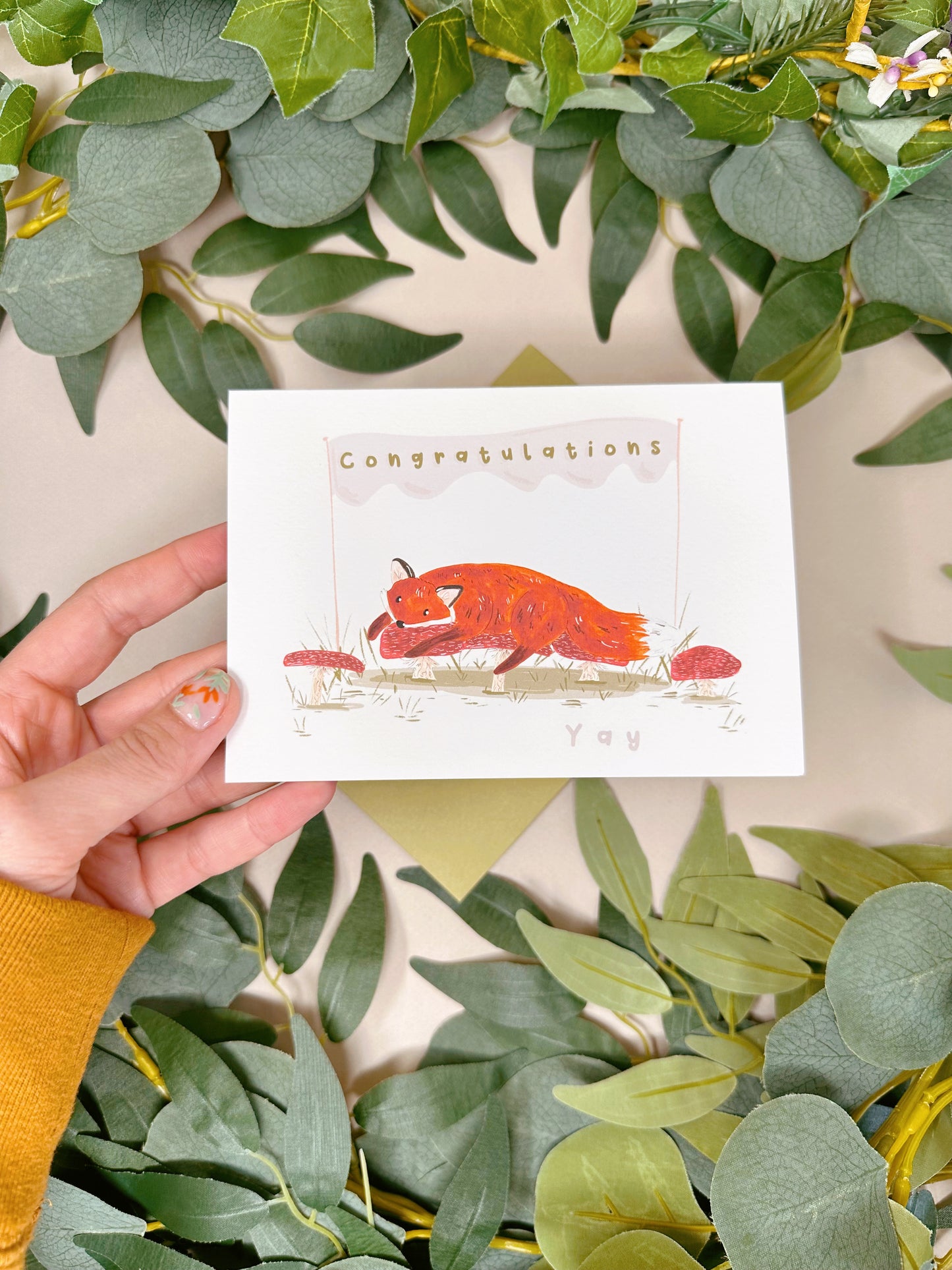 Fox Congratulations Card