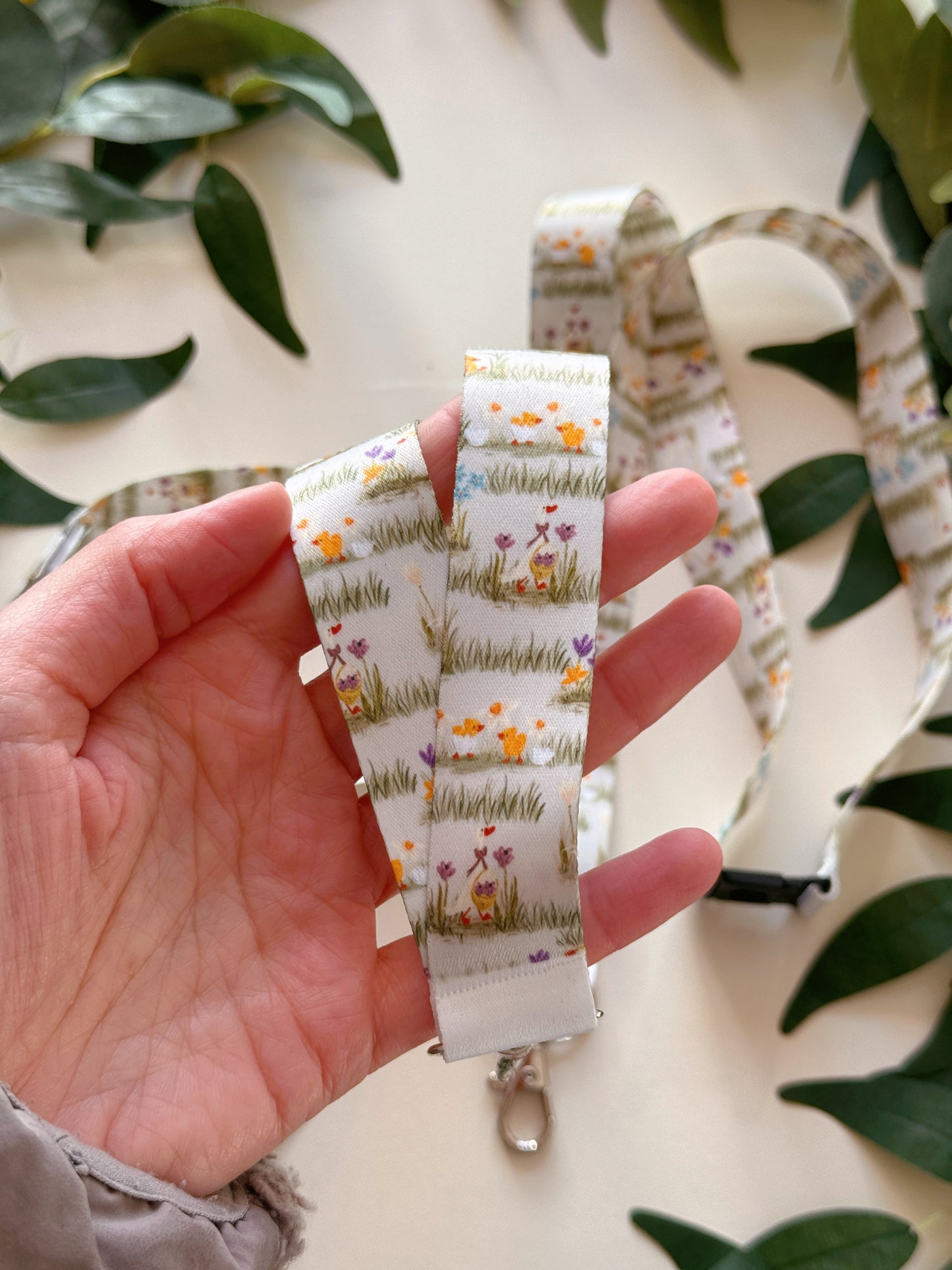 Spring Duck Lanyard