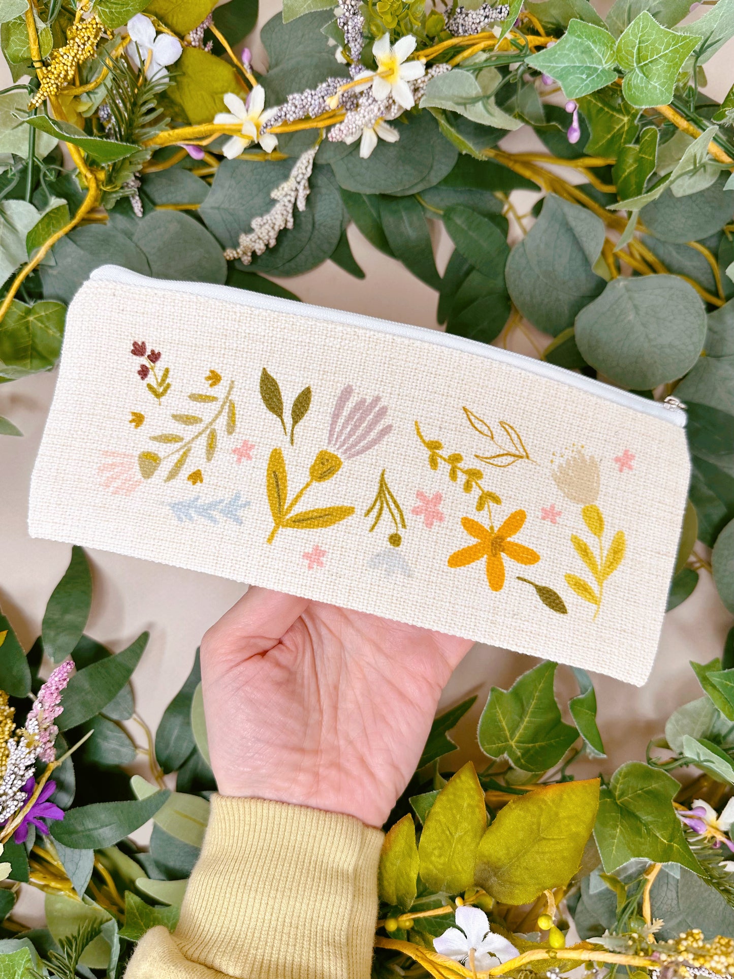 Fesh Flowers Zip Case
