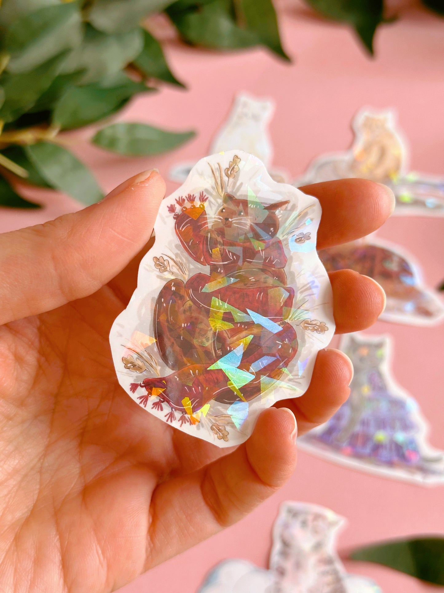 Cat Era Sticker - Holographic