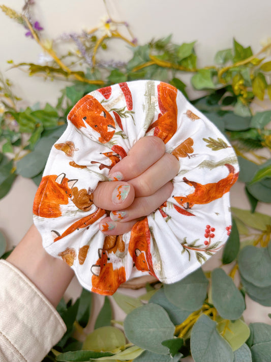 Autumnal fox scrunchy