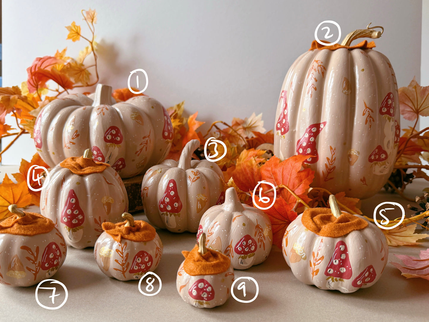 Mushroom Pumpkins