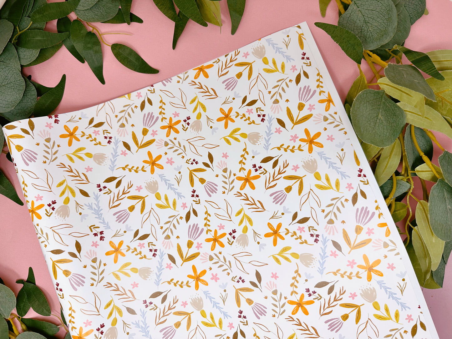 Spring Flowers Wrapping Paper