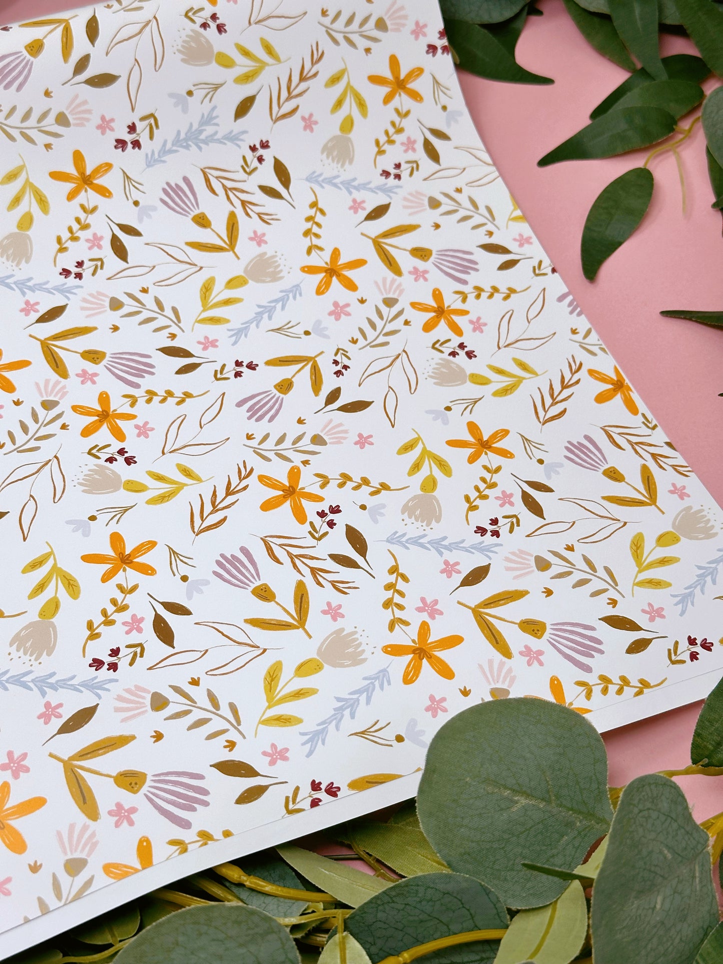 Spring Flowers Wrapping Paper