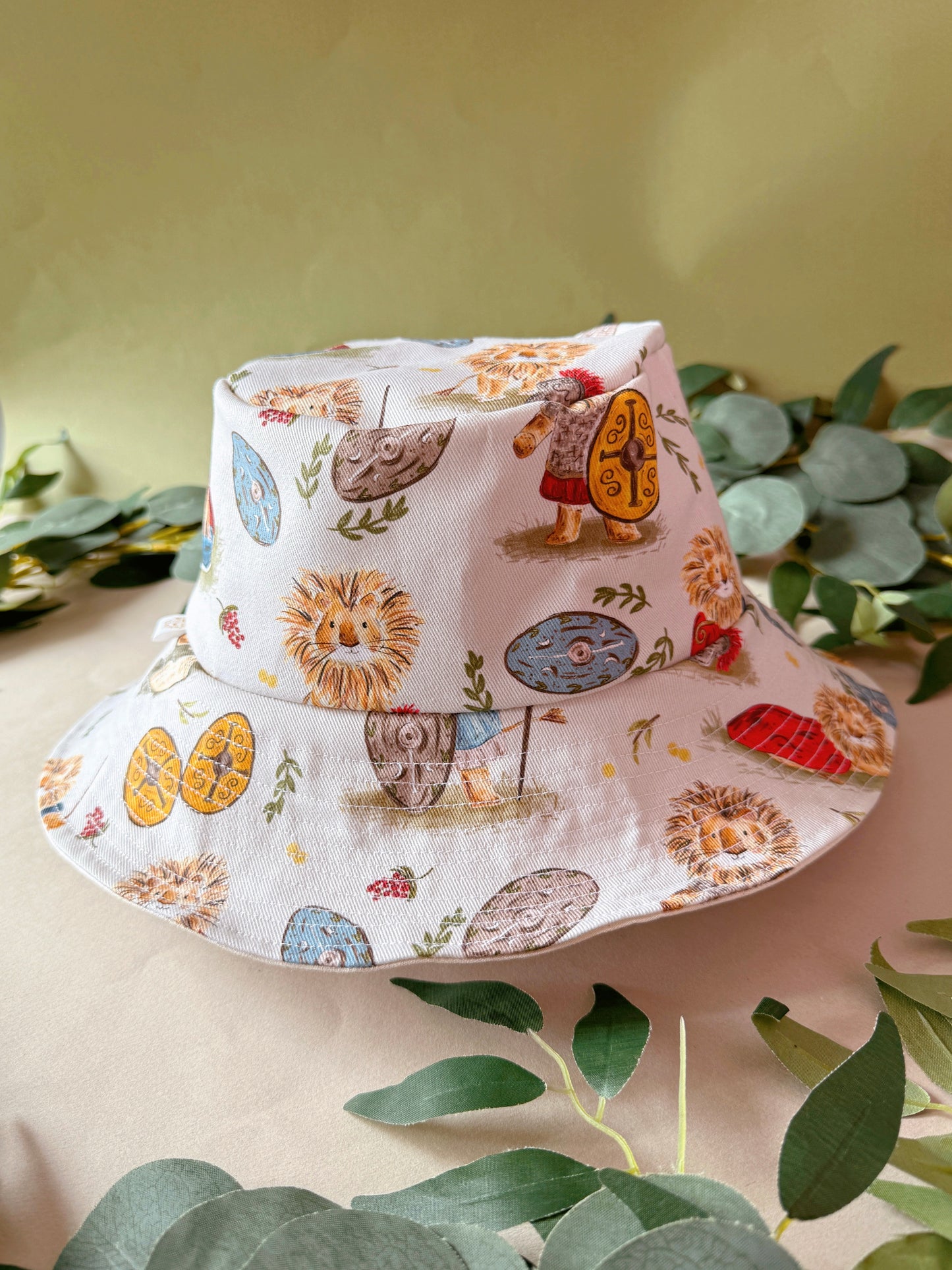 Roman Lion Bucket Hat - Adult & Child Sizing