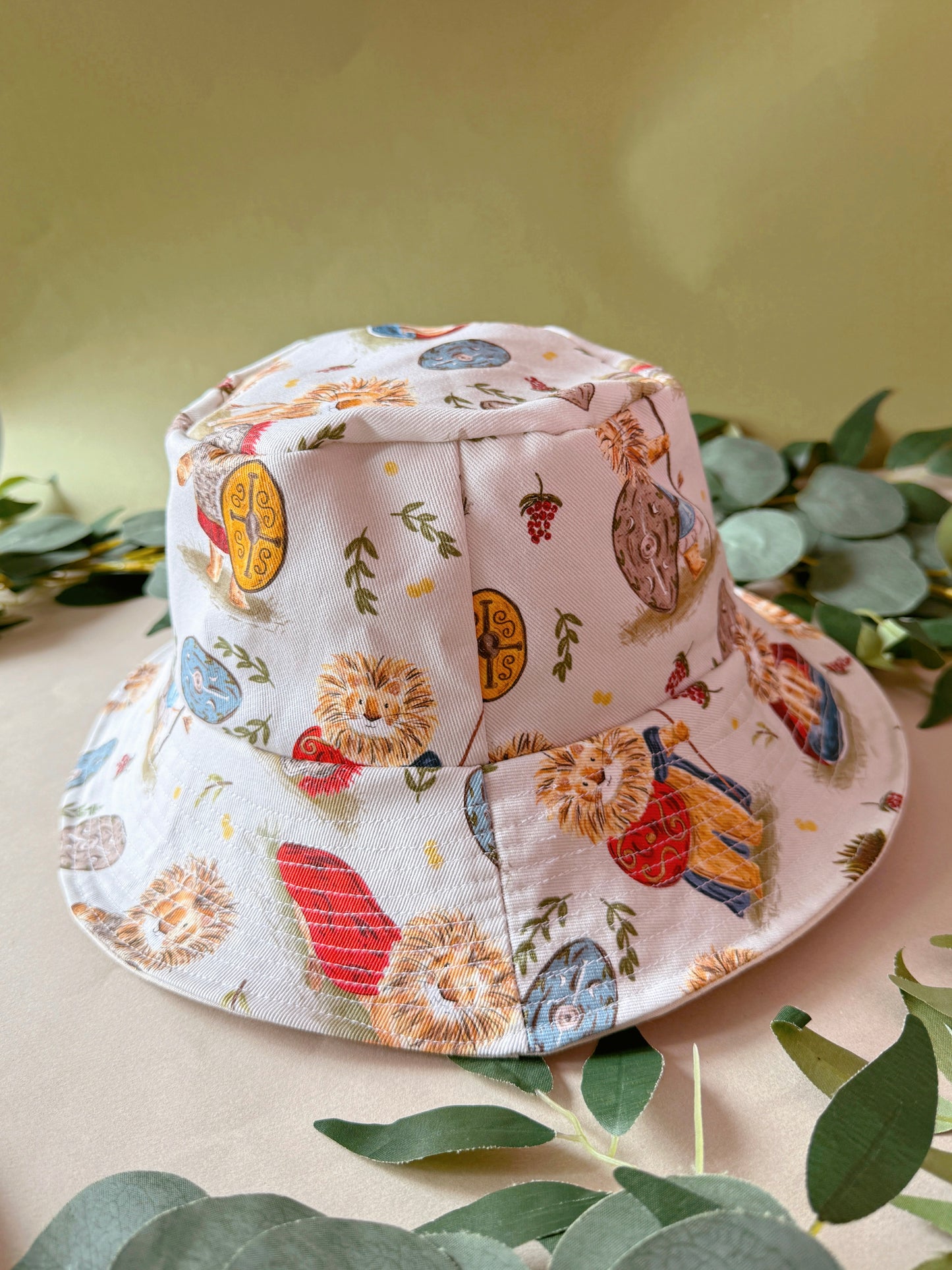 Roman Lion Bucket Hat - Adult & Child Sizing