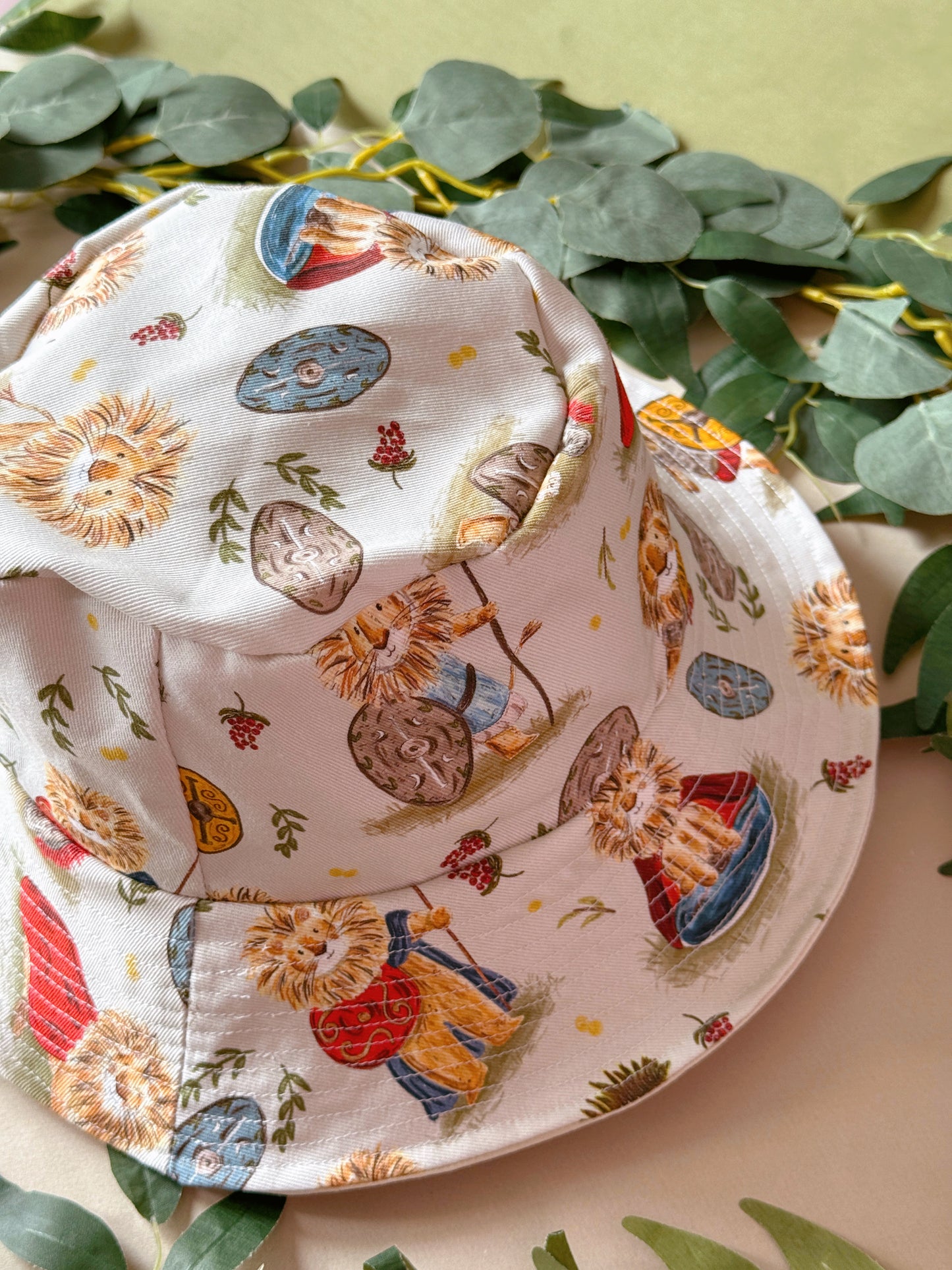 Roman Lion Bucket Hat - Adult & Child Sizing