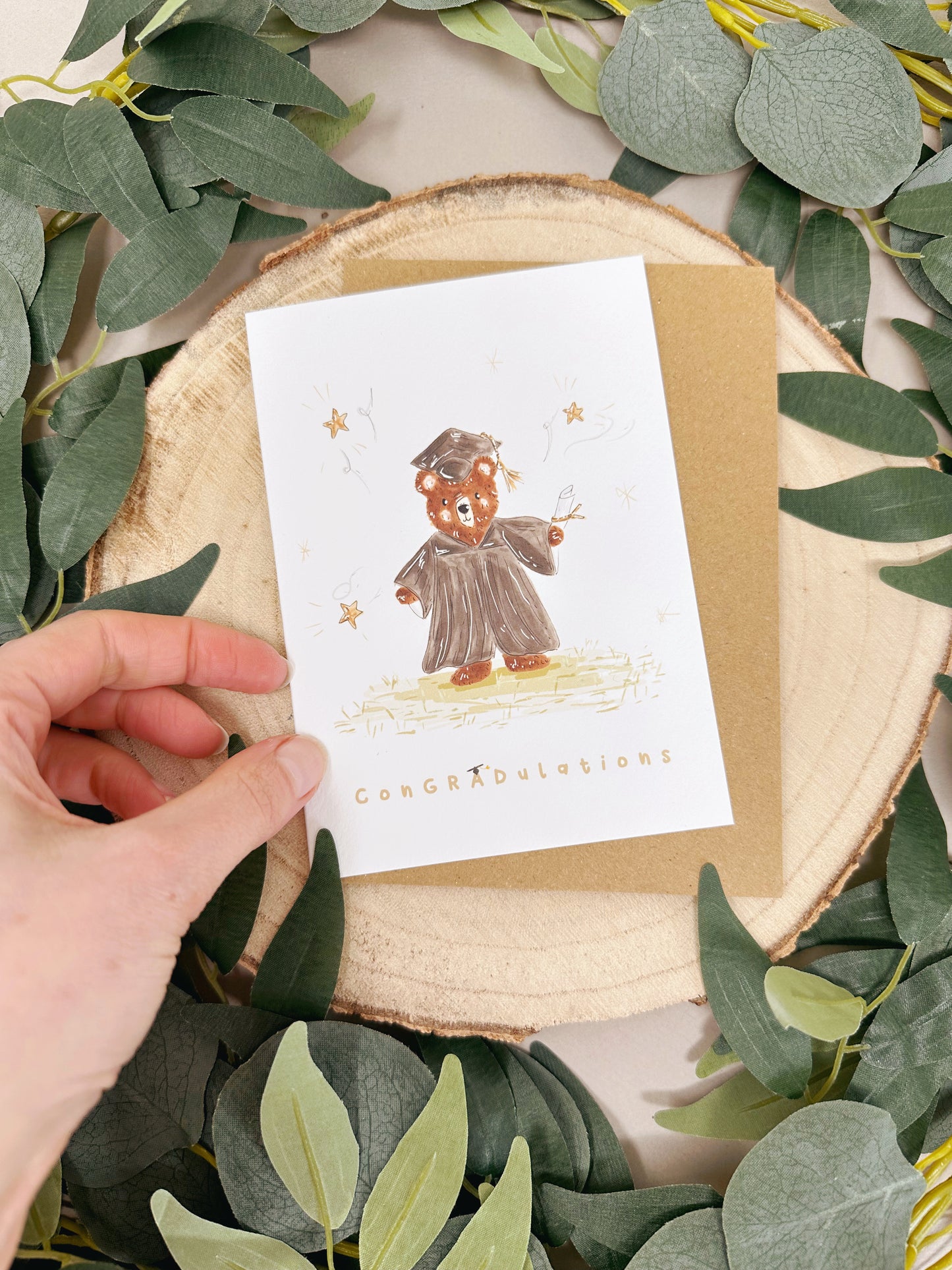 Bear Graduation Card