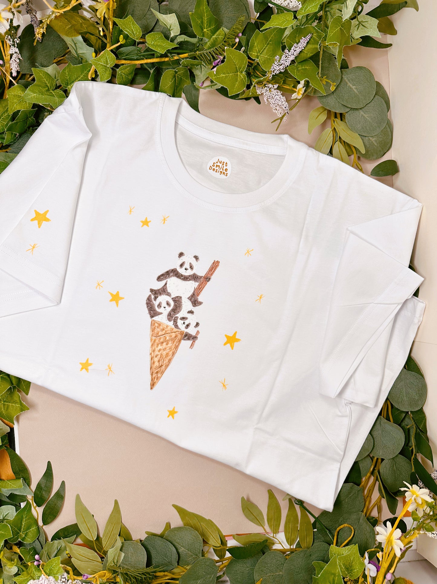 Panda Cone T-Shirt - Cotton