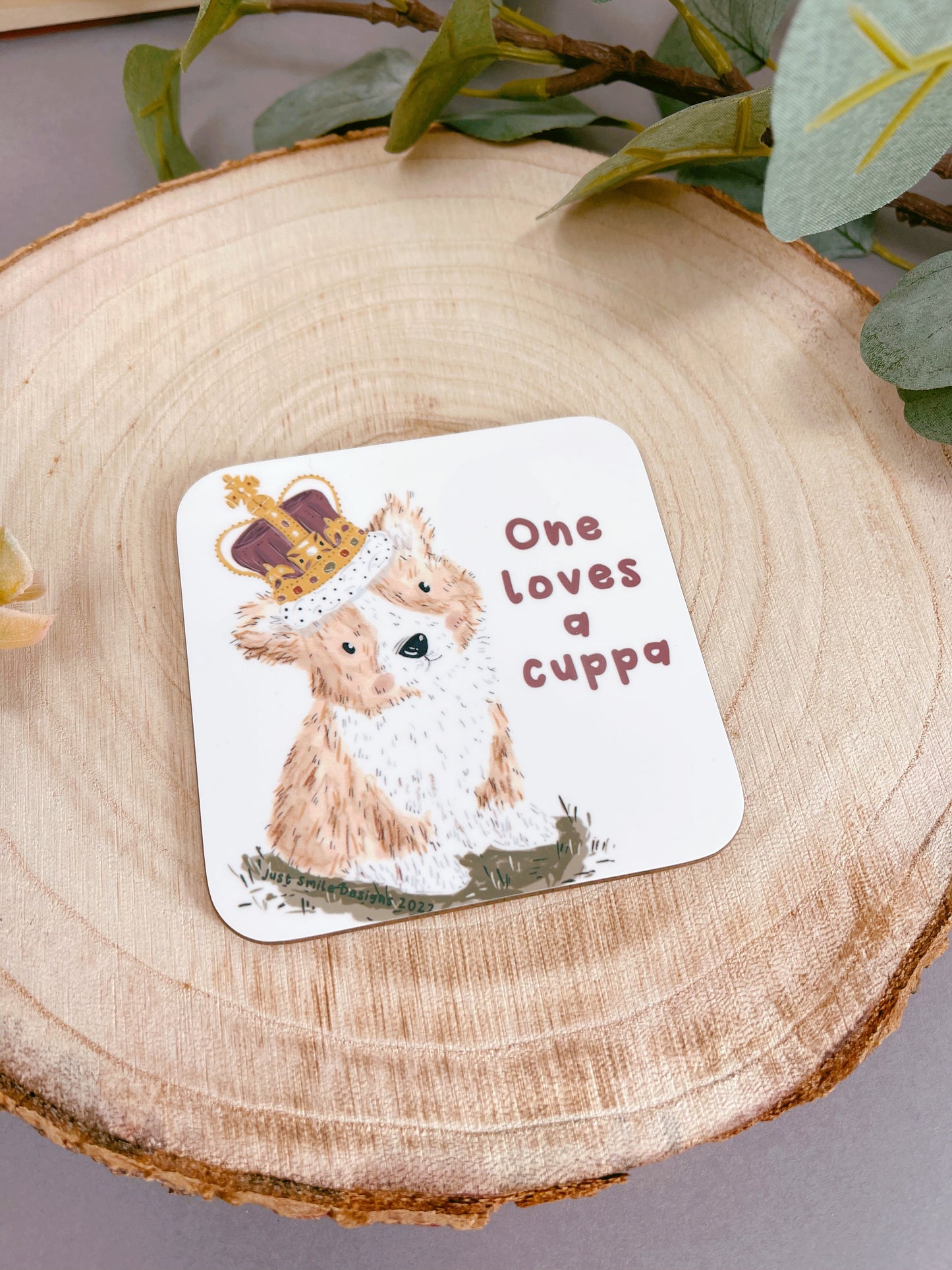 Corgi Cuppa Coaster