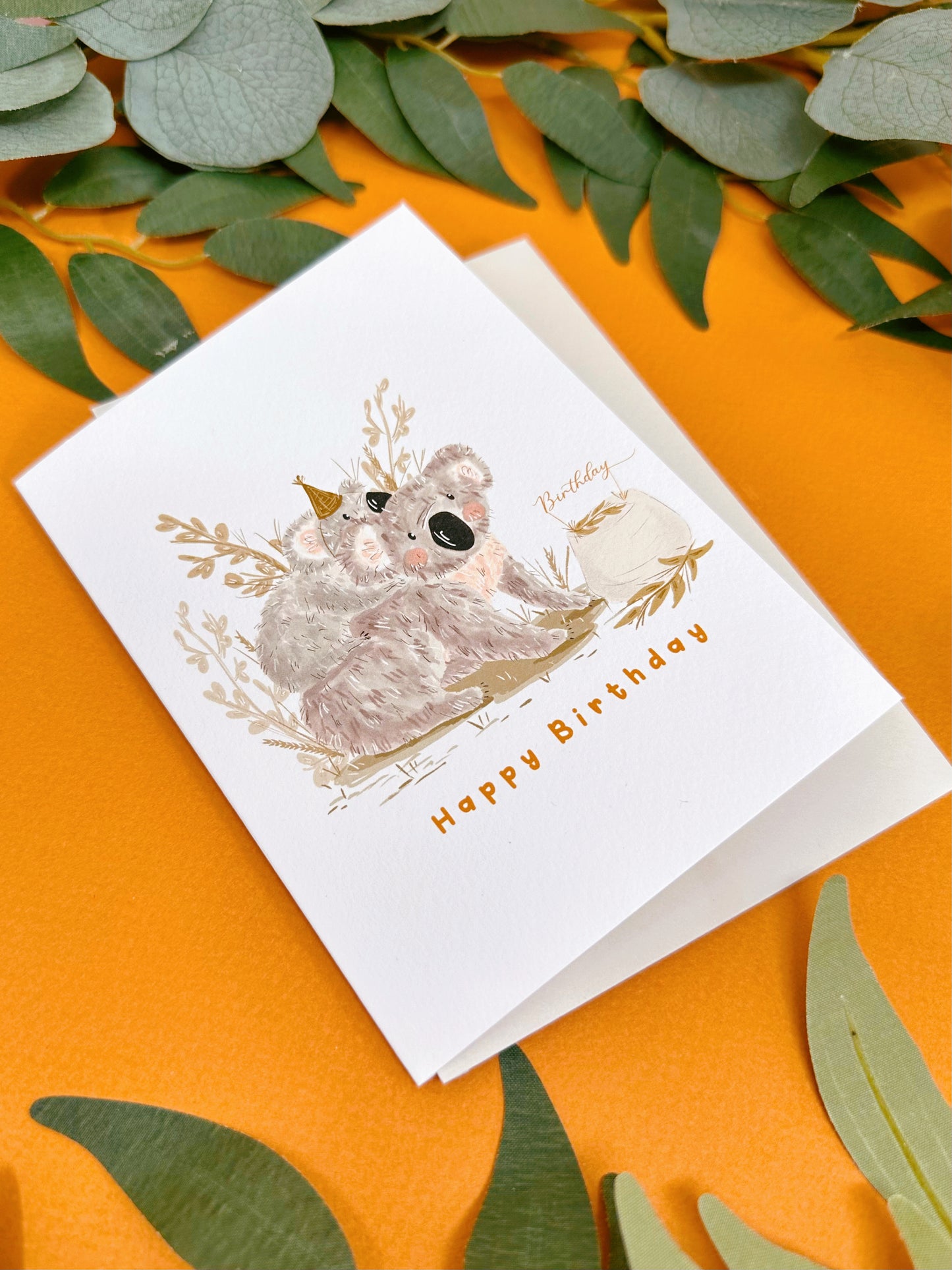 Party Koala Birthday Card