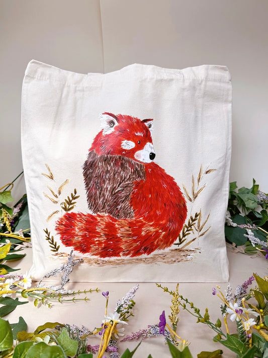 Red Panda Giant Tote Bag