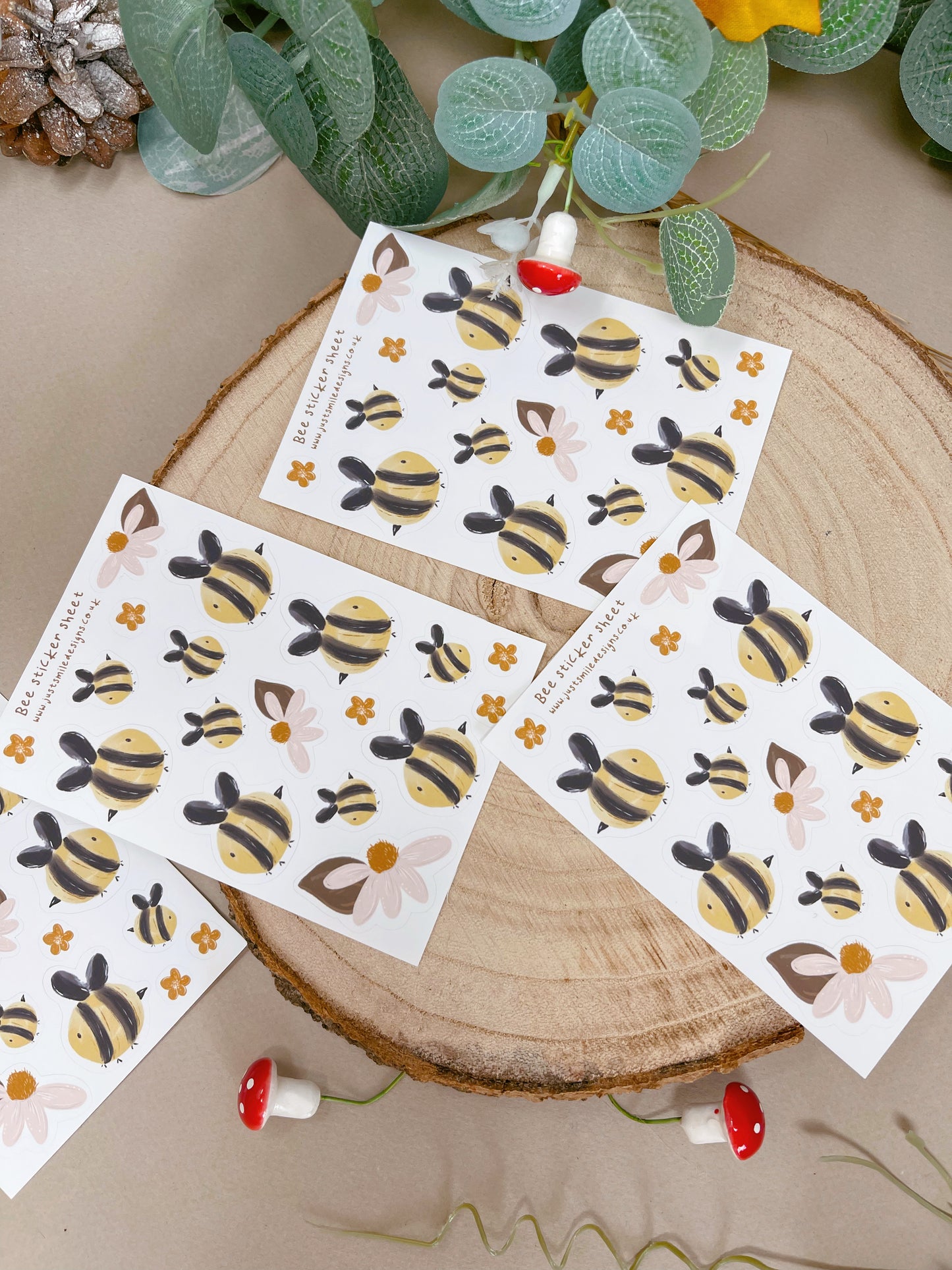 Bee Sticker Sheet