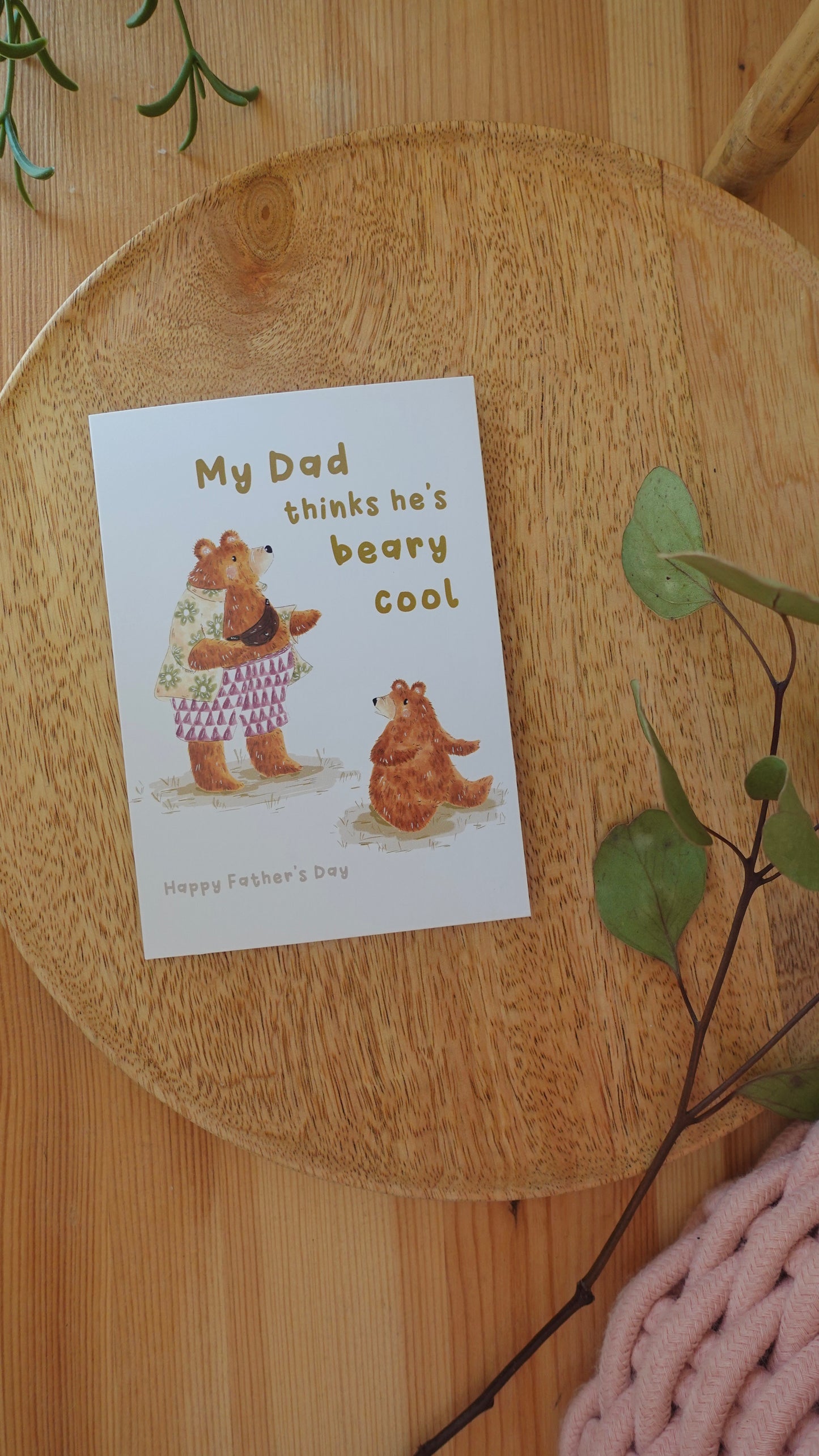 Bear Father’s Day Card