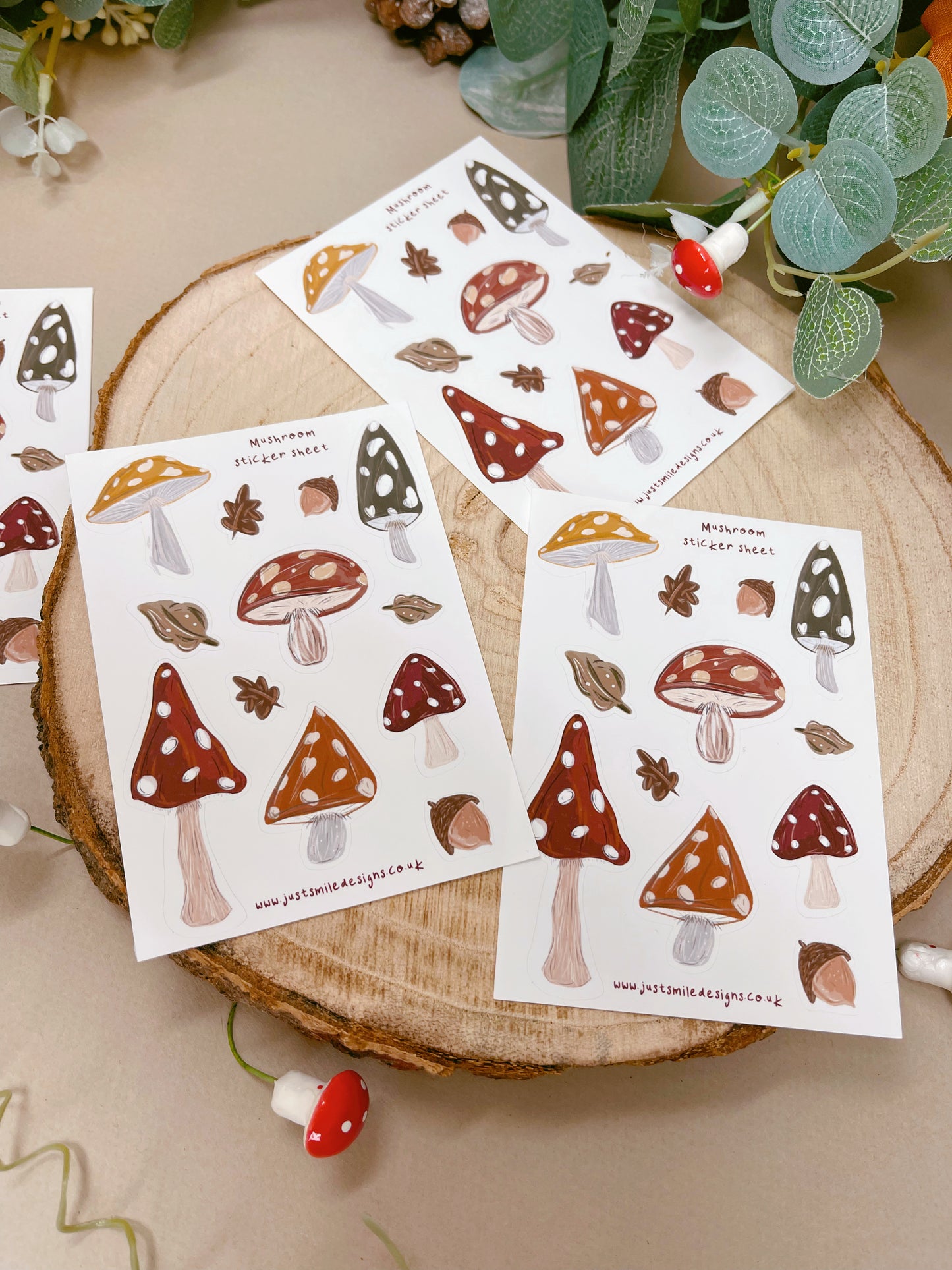 Mushroom Sticker Sheet