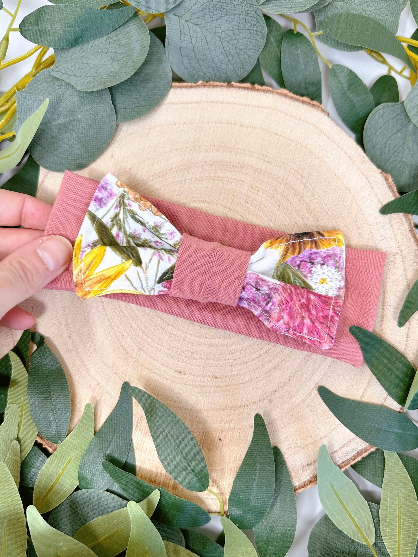 Floral Koala Bow