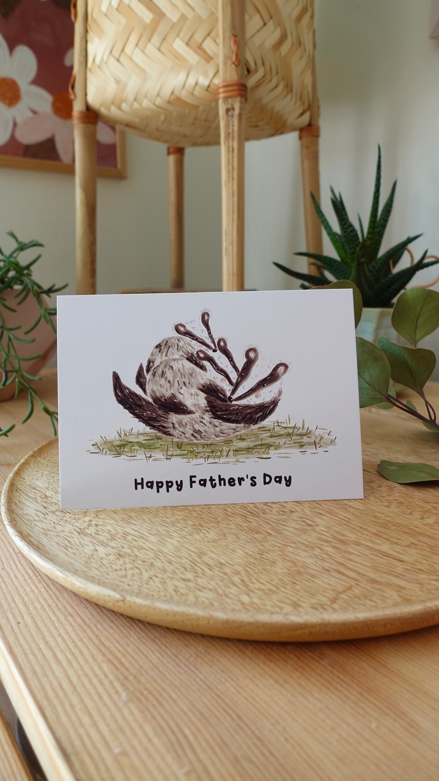 Badger Father’s Day Card