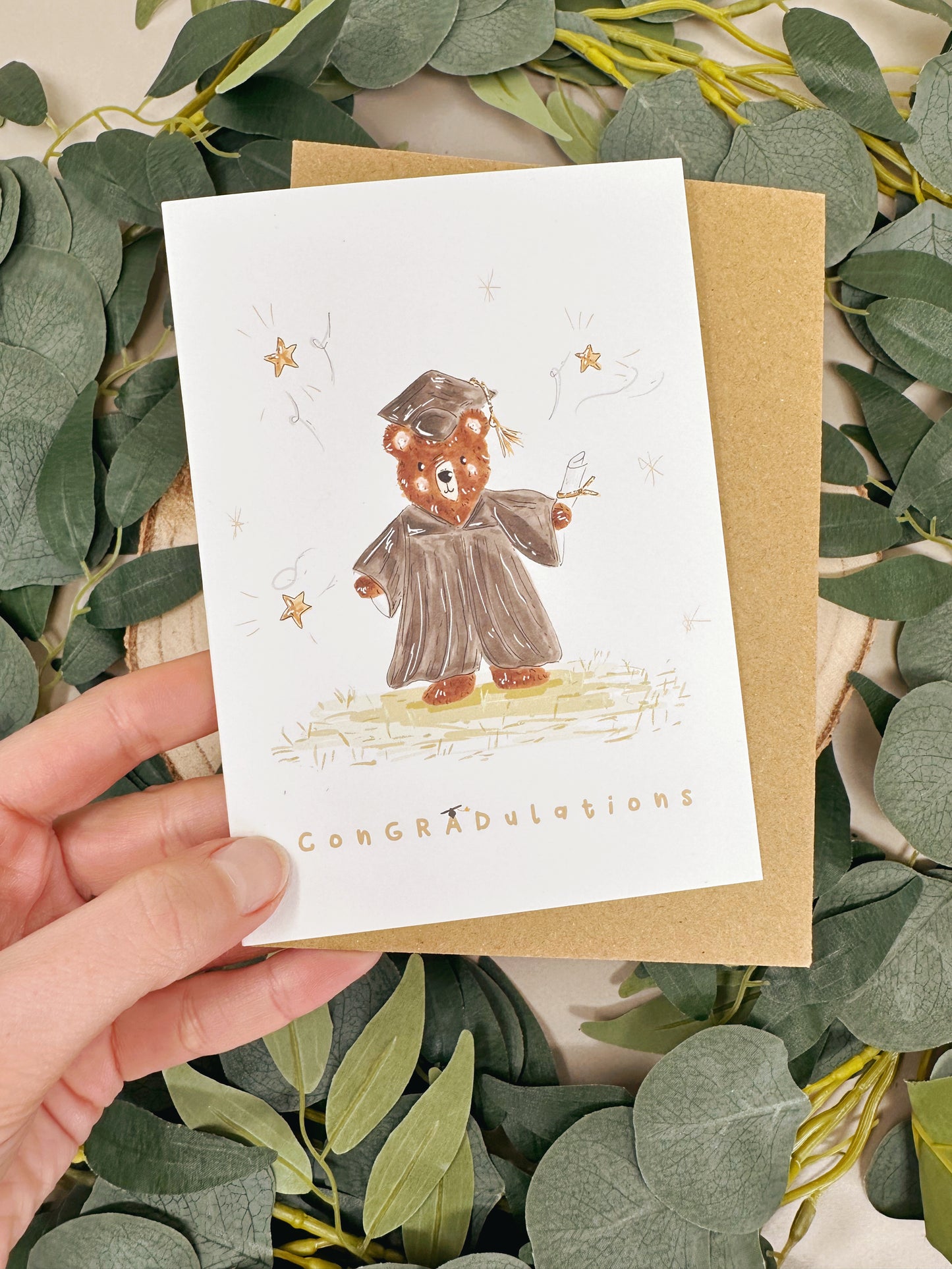 Bear Graduation Card