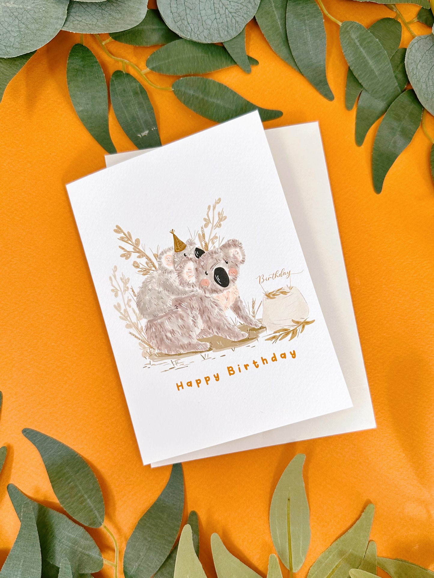Party Koala Birthday Card