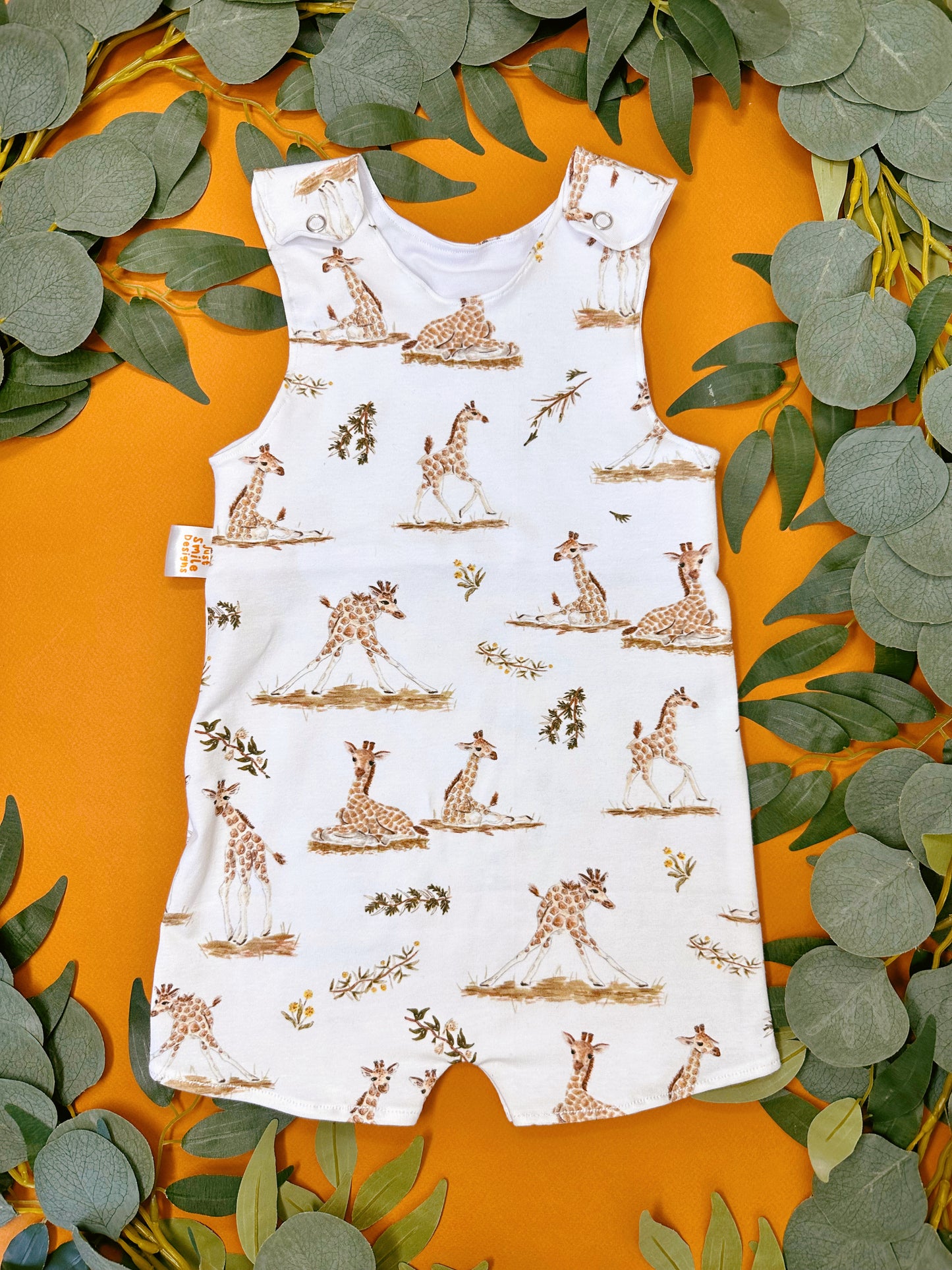 Giraffe Short Romper