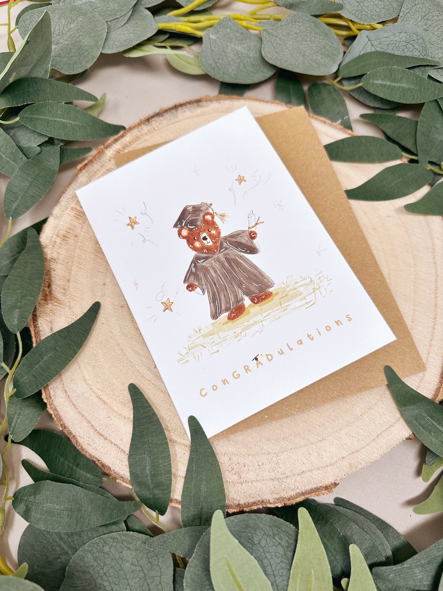 Bear Graduation Card