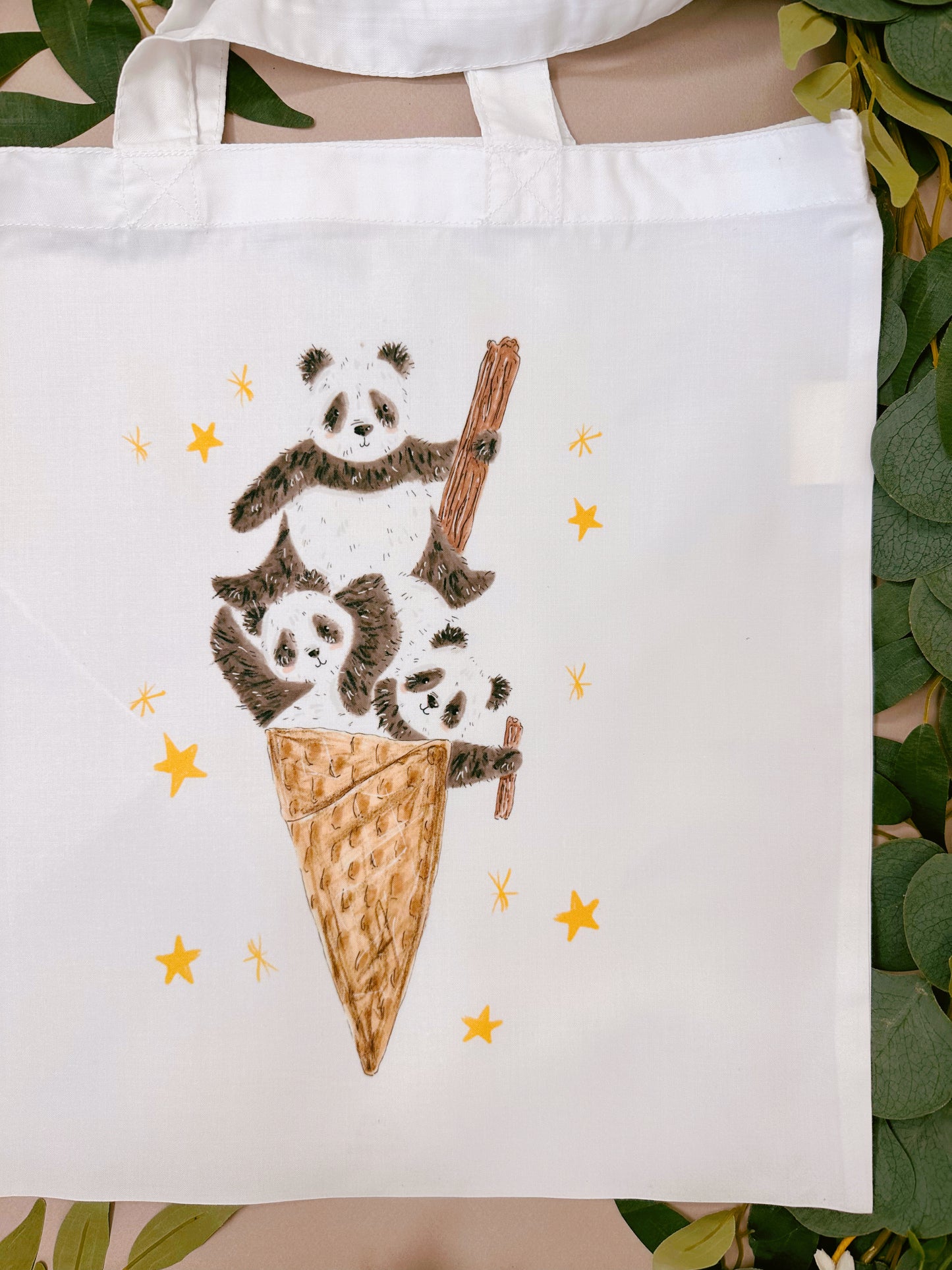 Panda Cone Tote Bag