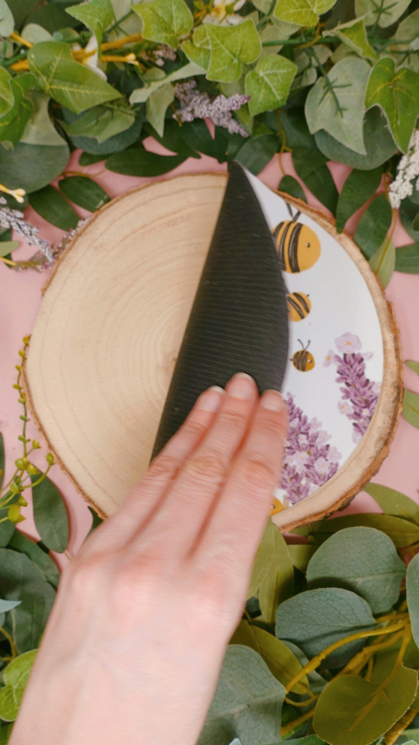 Bee Lavender Mousemat