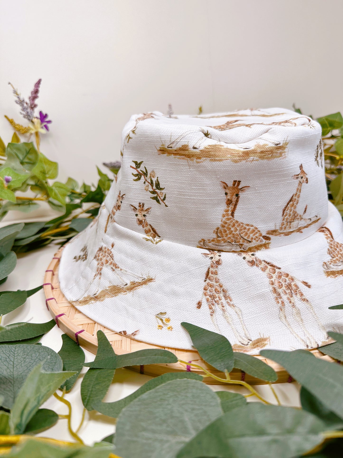 Giraffe Pattern Bucket Hat