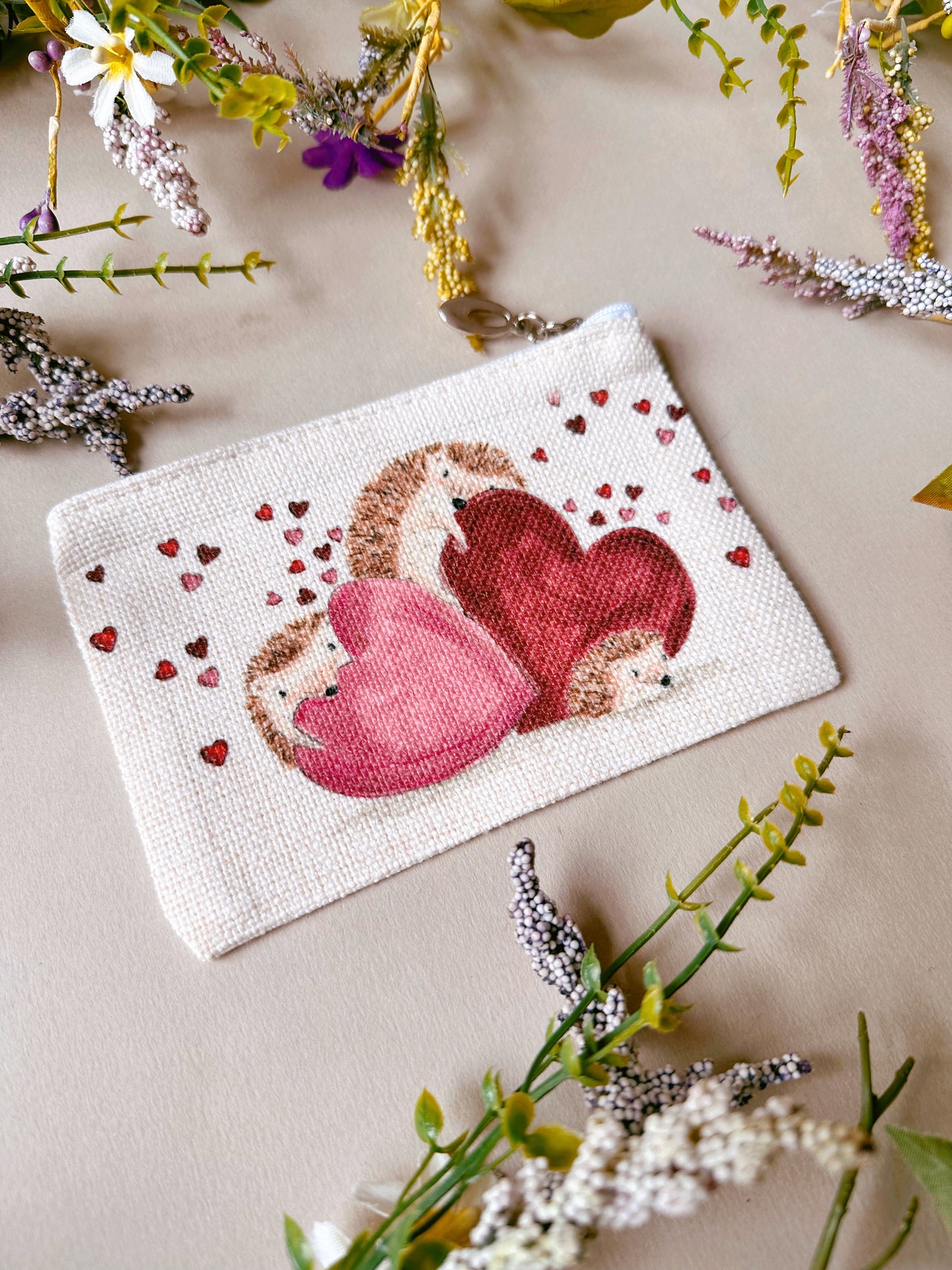 Pink Castle Zip Case