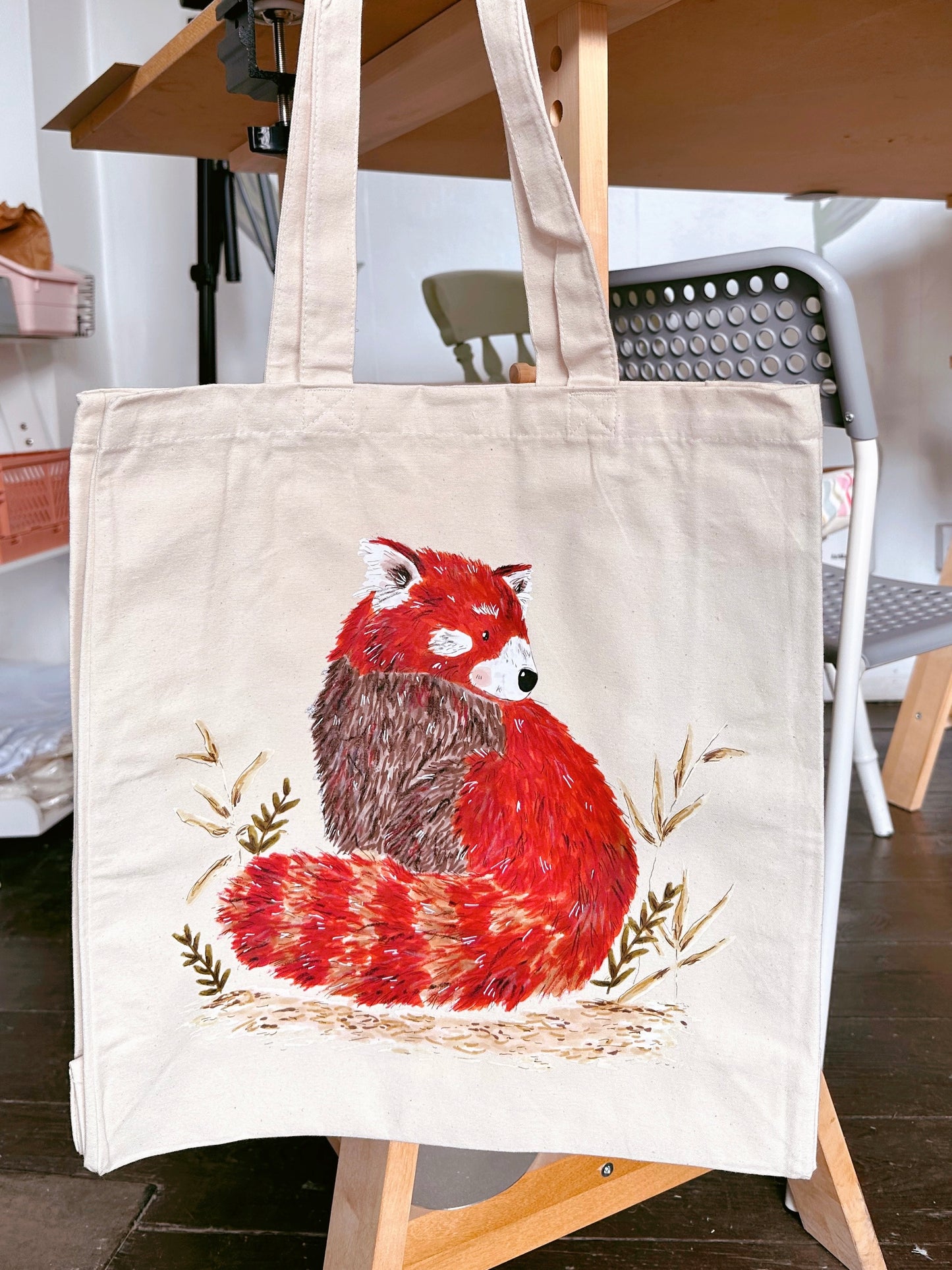 Red Panda Giant Tote Bag