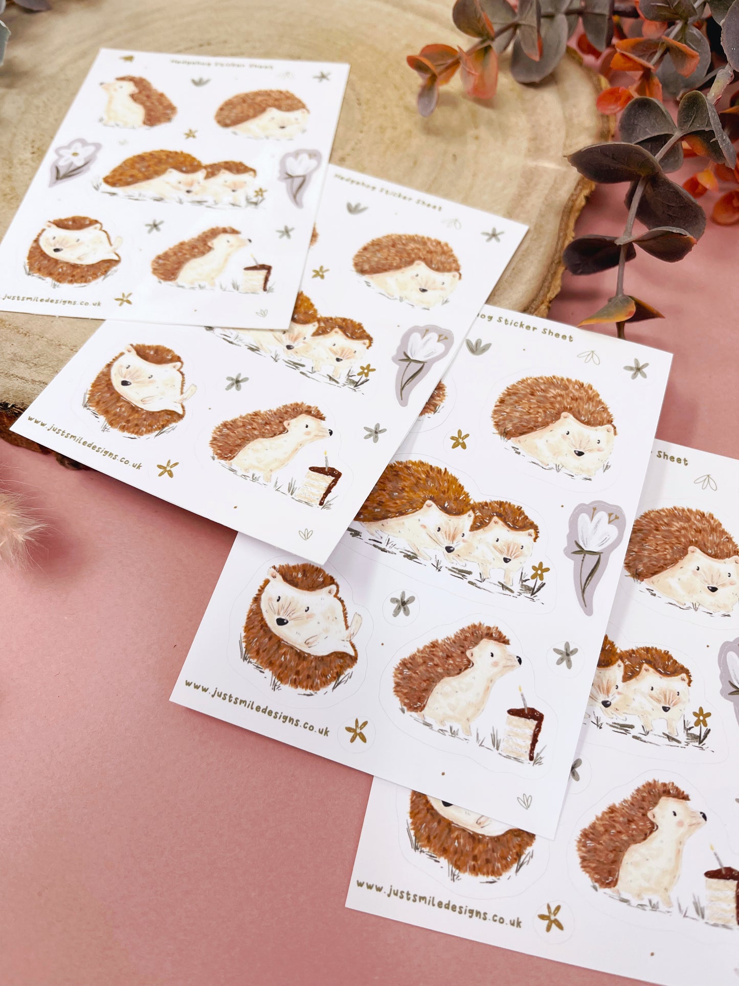 Hedgehog Sticker Sheet