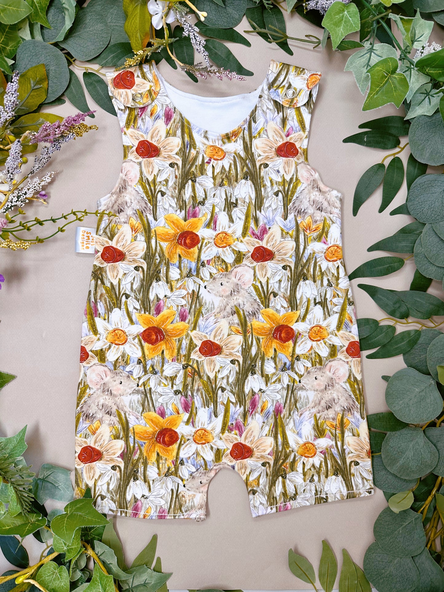 Garden Mouse Short Romper