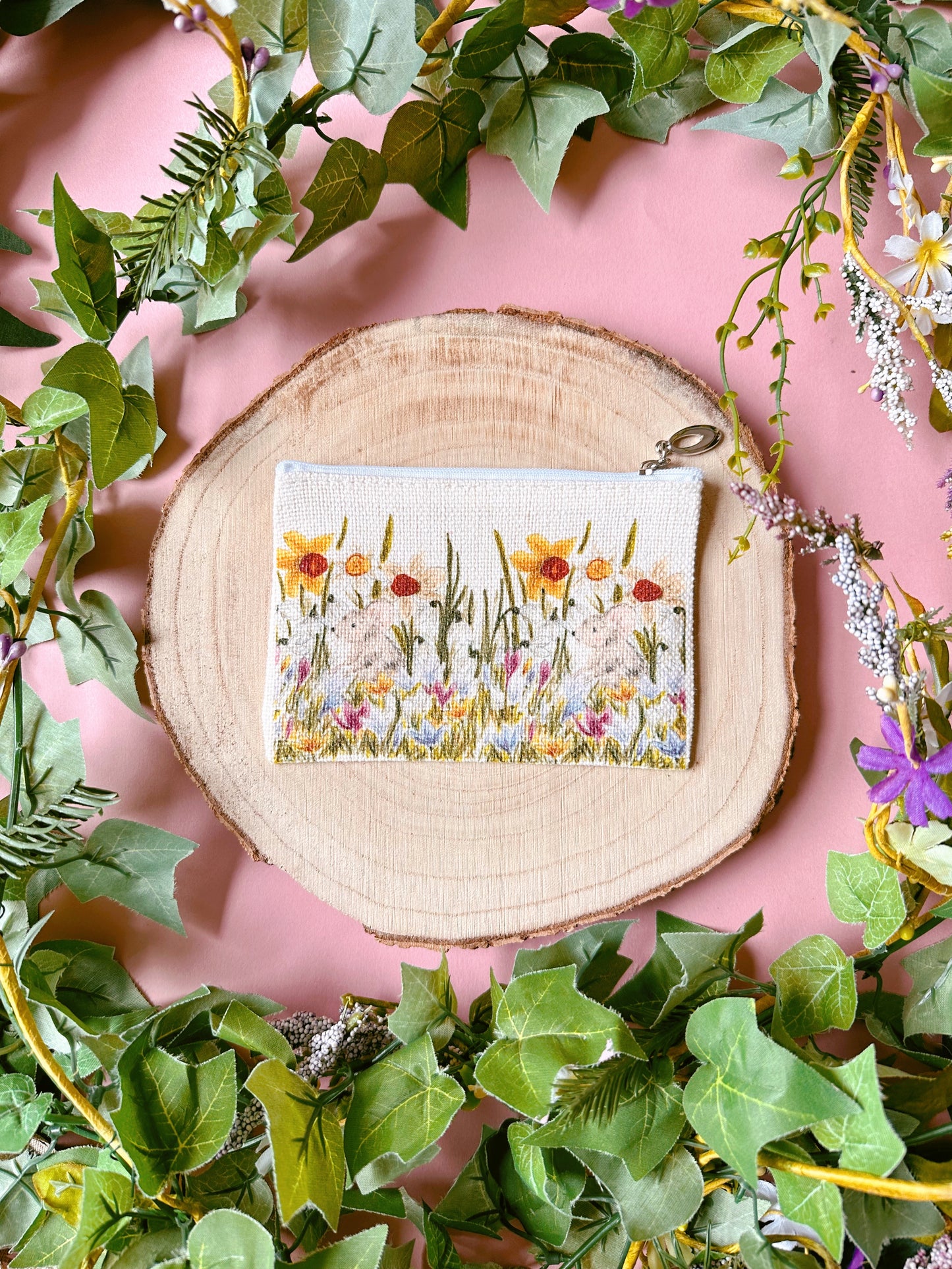 Garden Mouse Zip Case