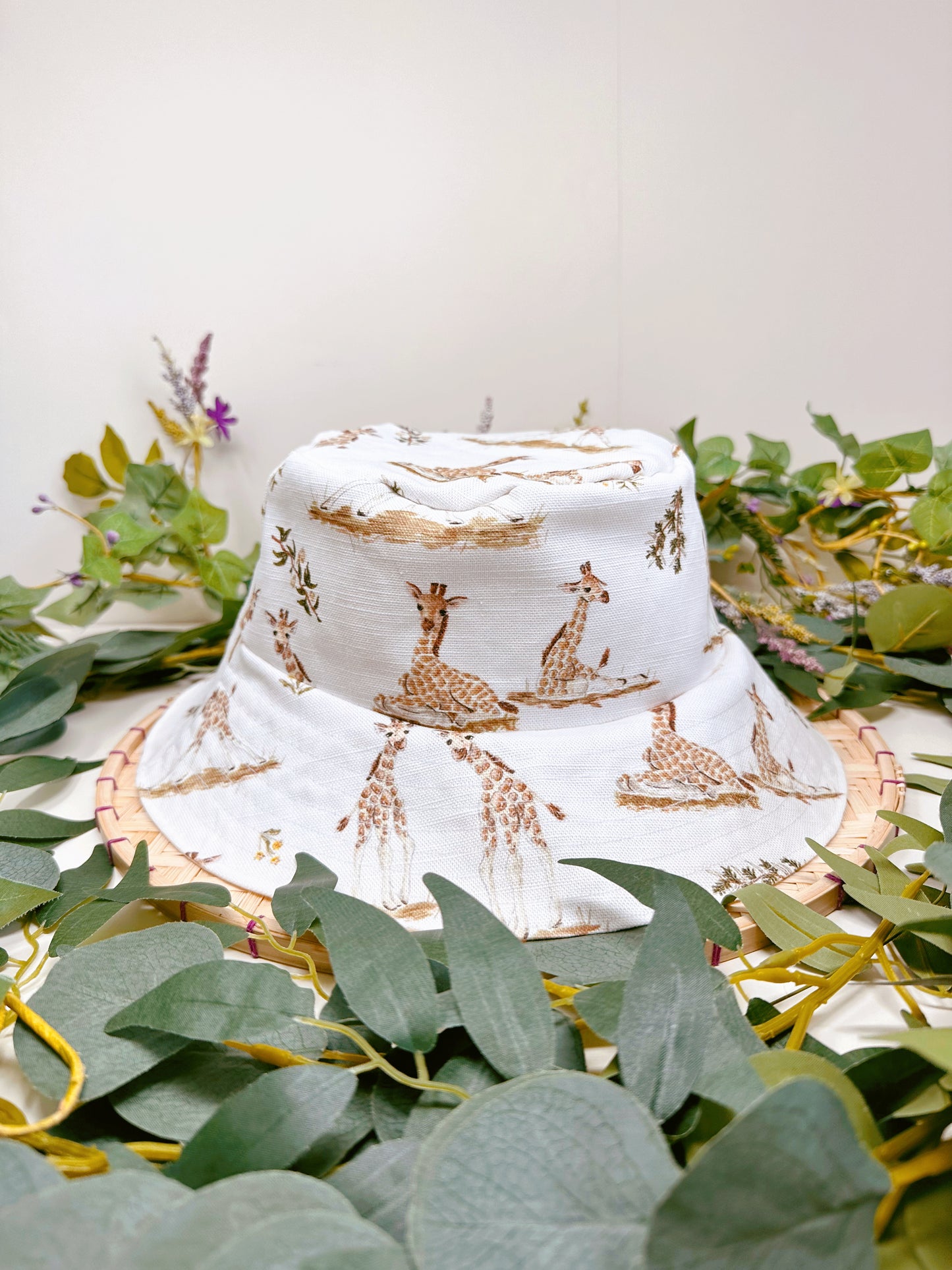 Giraffe Pattern Bucket Hat