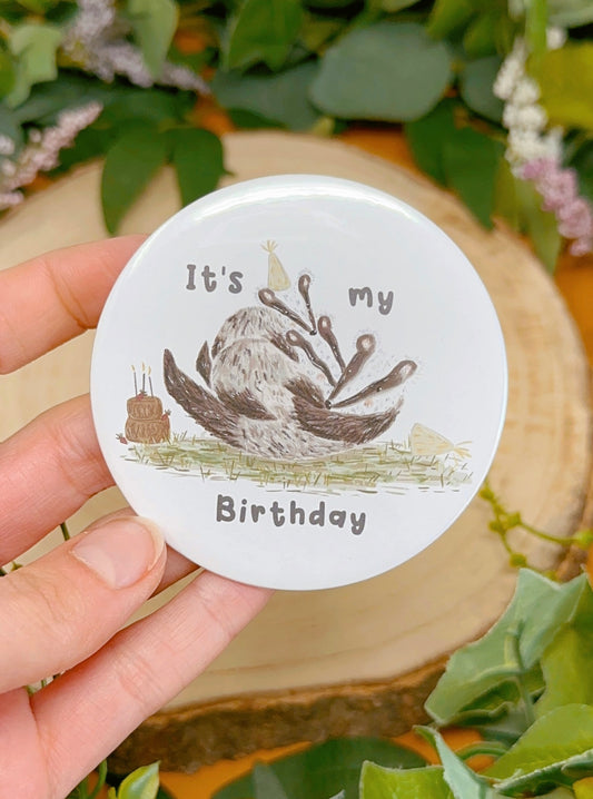 Badger Birthday Badge