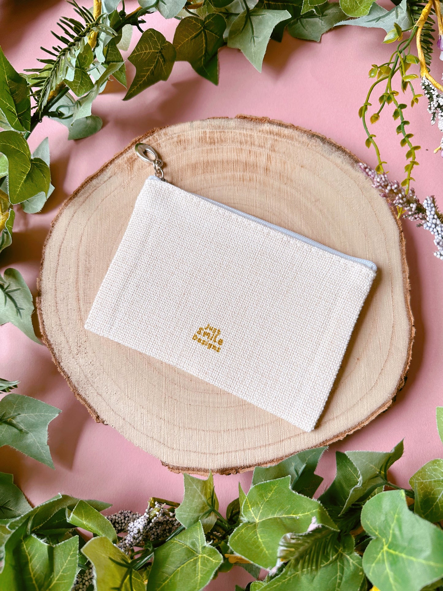 Floral Hedgehog Zip Case